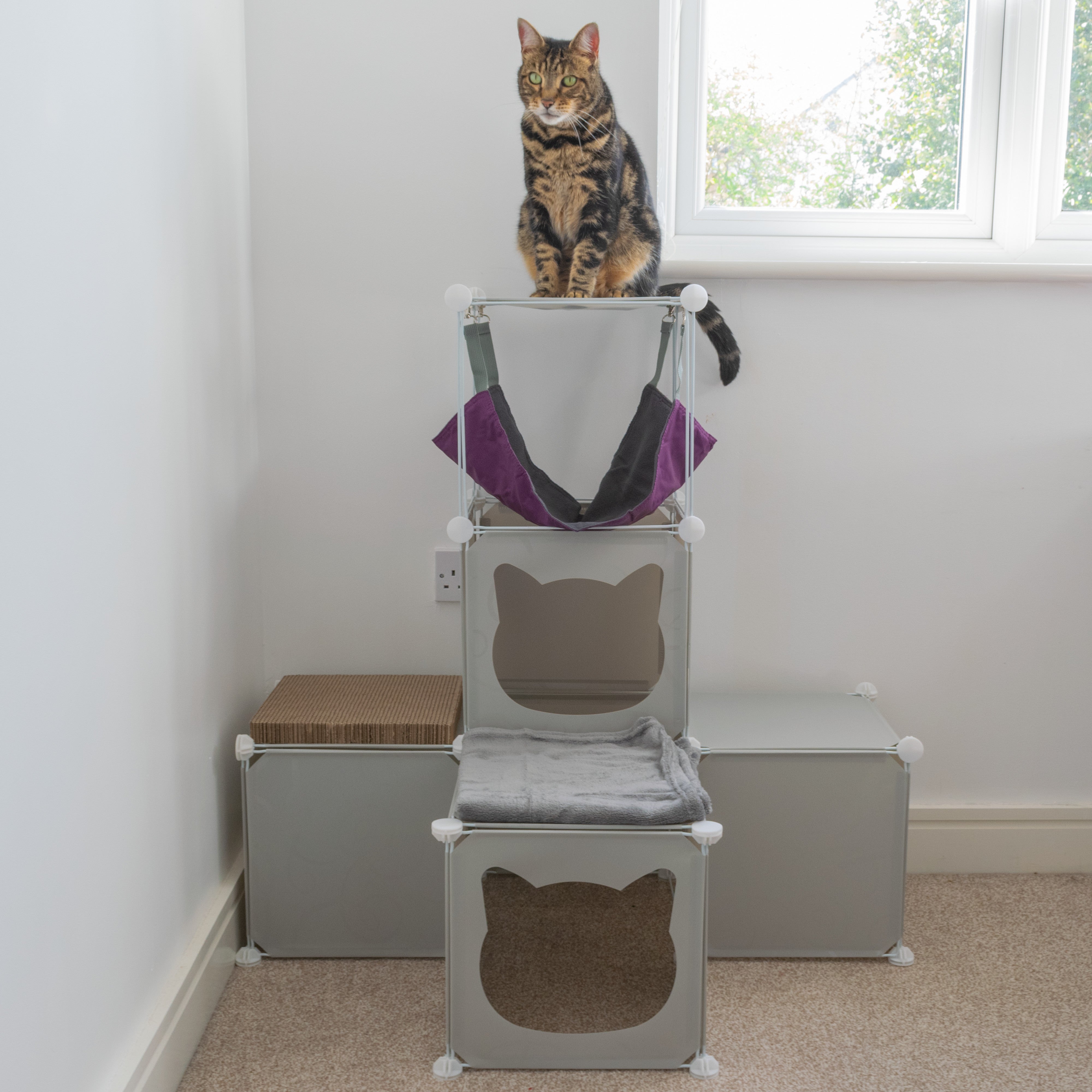 Kitty Cubby Cat Cube Play Tower MIDI