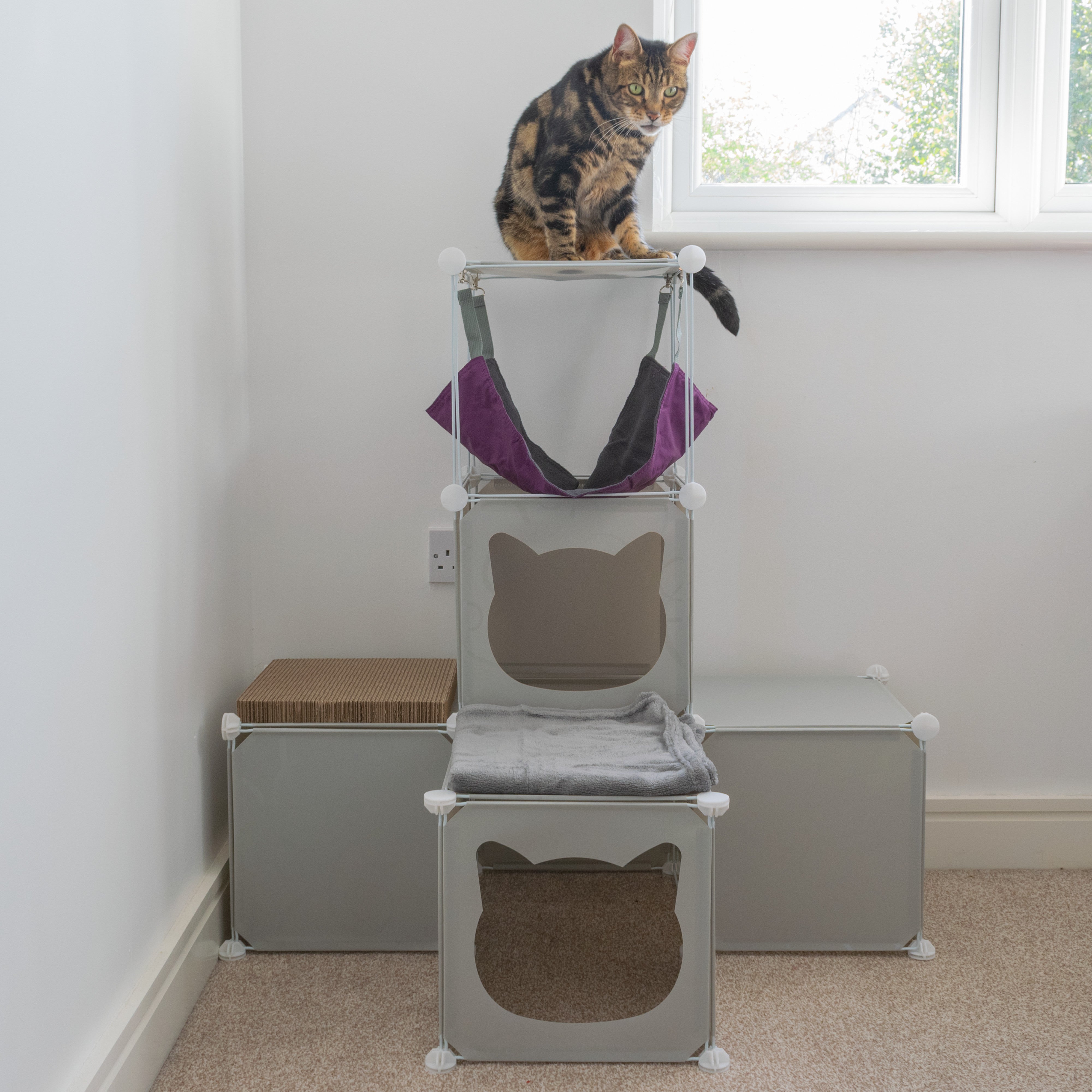Kitty Cubby Cat Cube Play Tower MIDI