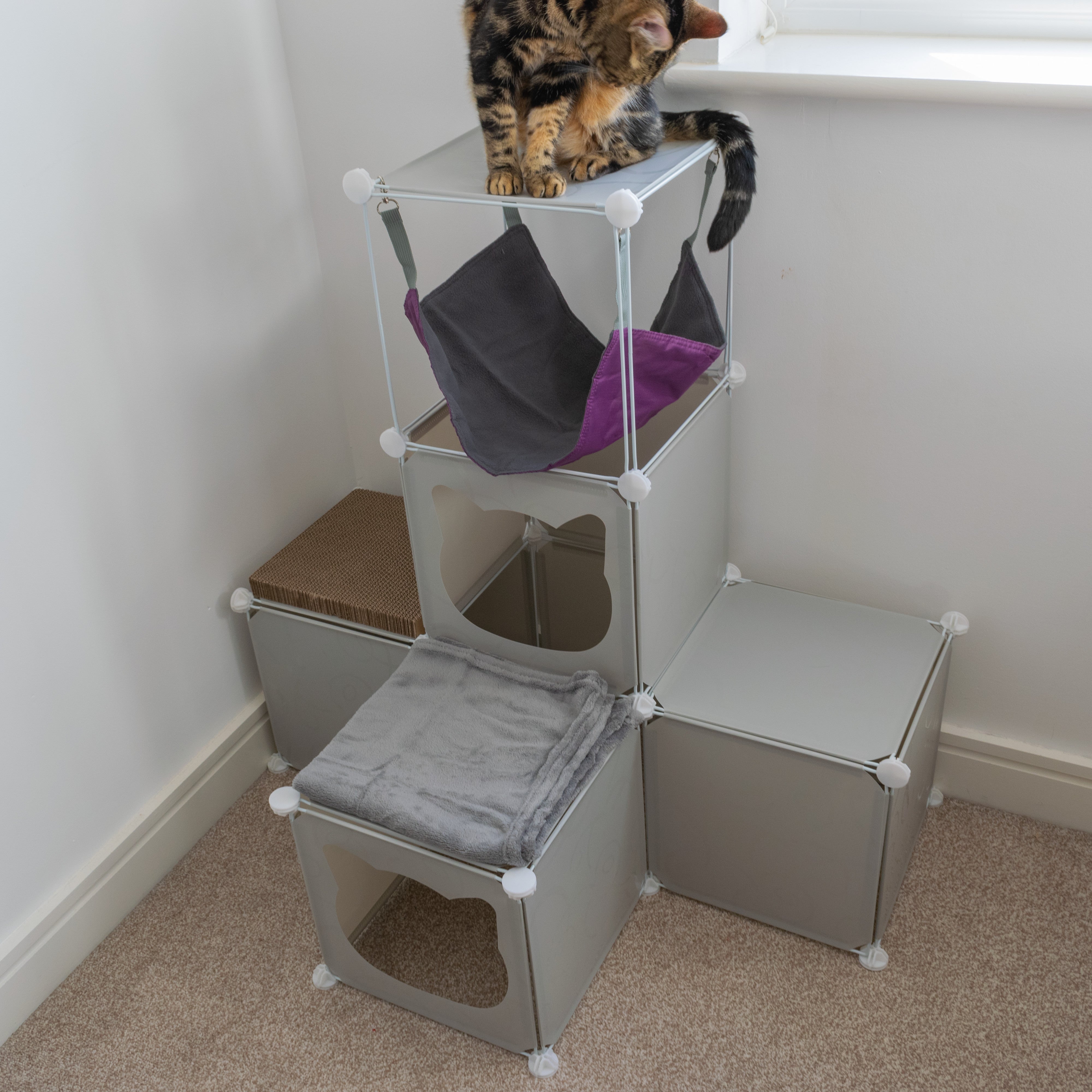 Kitty Cubby Cat Cube Play Tower MIDI