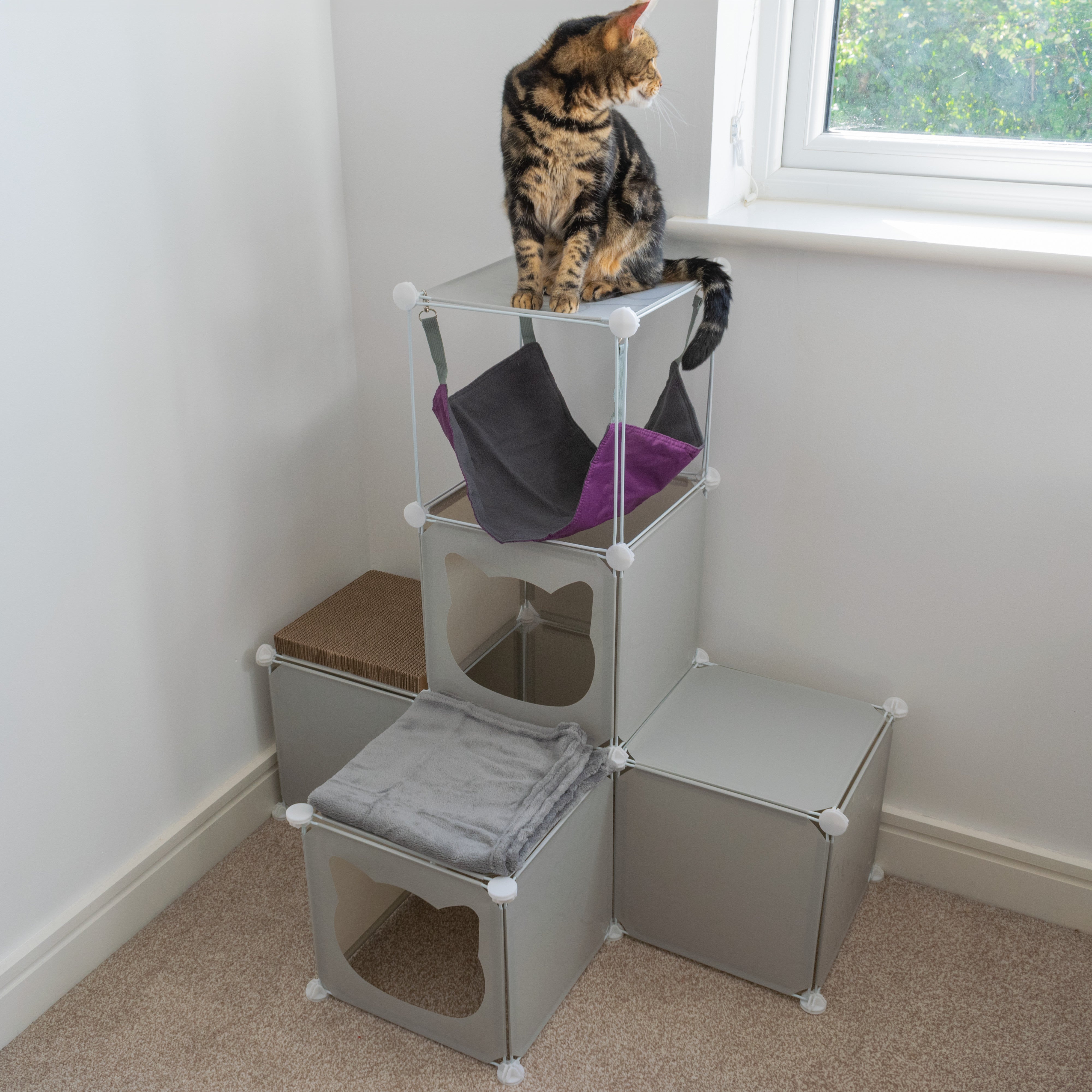 Kitty Cubby Cat Cube Play Tower MIDI
