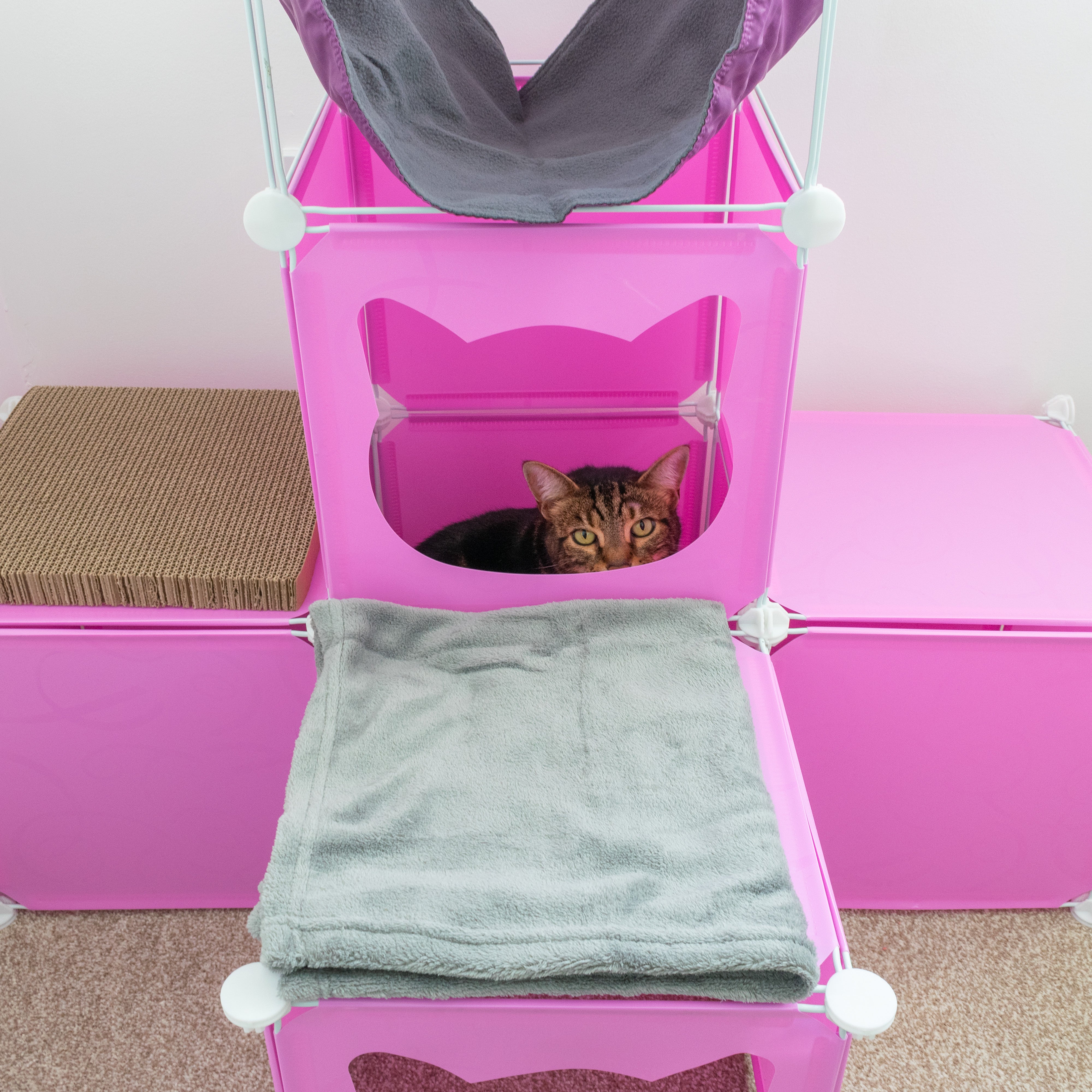 Kitty Cubby Cat Cube Play Tower MIDI
