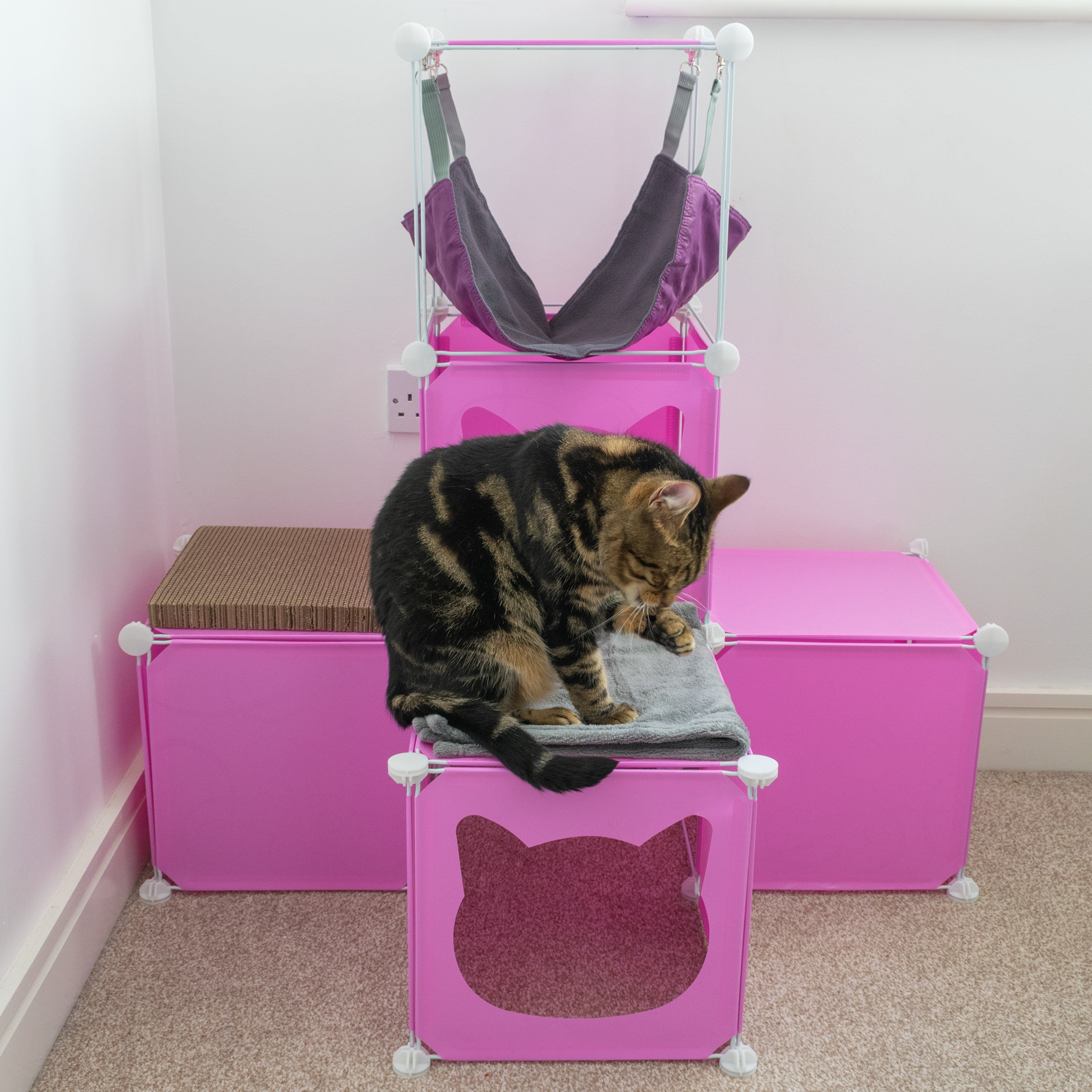 Kitty Cubby Cat Cube Play Tower MIDI