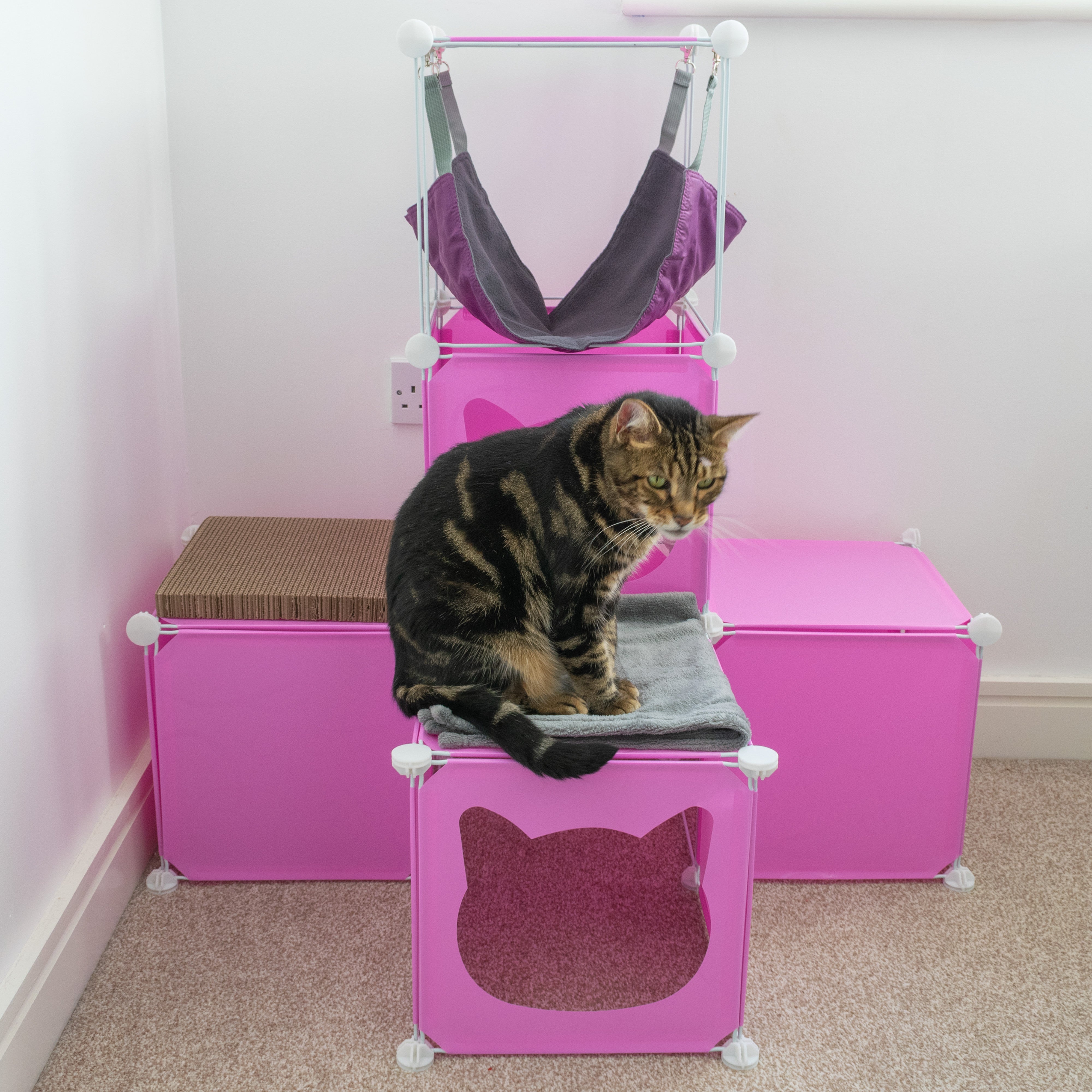 Kitty Cubby Cat Cube Play Tower MIDI