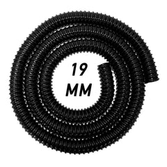 Corrugated Pipe 3/4" (19mm) with 2 x Double Wire Clips Set