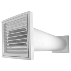 Through Wall Ventilation Kit Louvre Vent VC-KR0153 with Brown External Vent