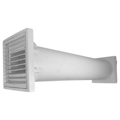 Through Wall Ventilation Kit Louvre Vent VC-KR0153 with Graphite External Vent