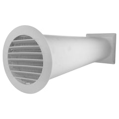 Through Wall Ventilation Kit Round Louvre Vent VC-KRO0184 with Graphite External Vent