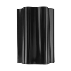 Wavy Plastic Garden Lawn Edging, H=20CM, L=9M, Black