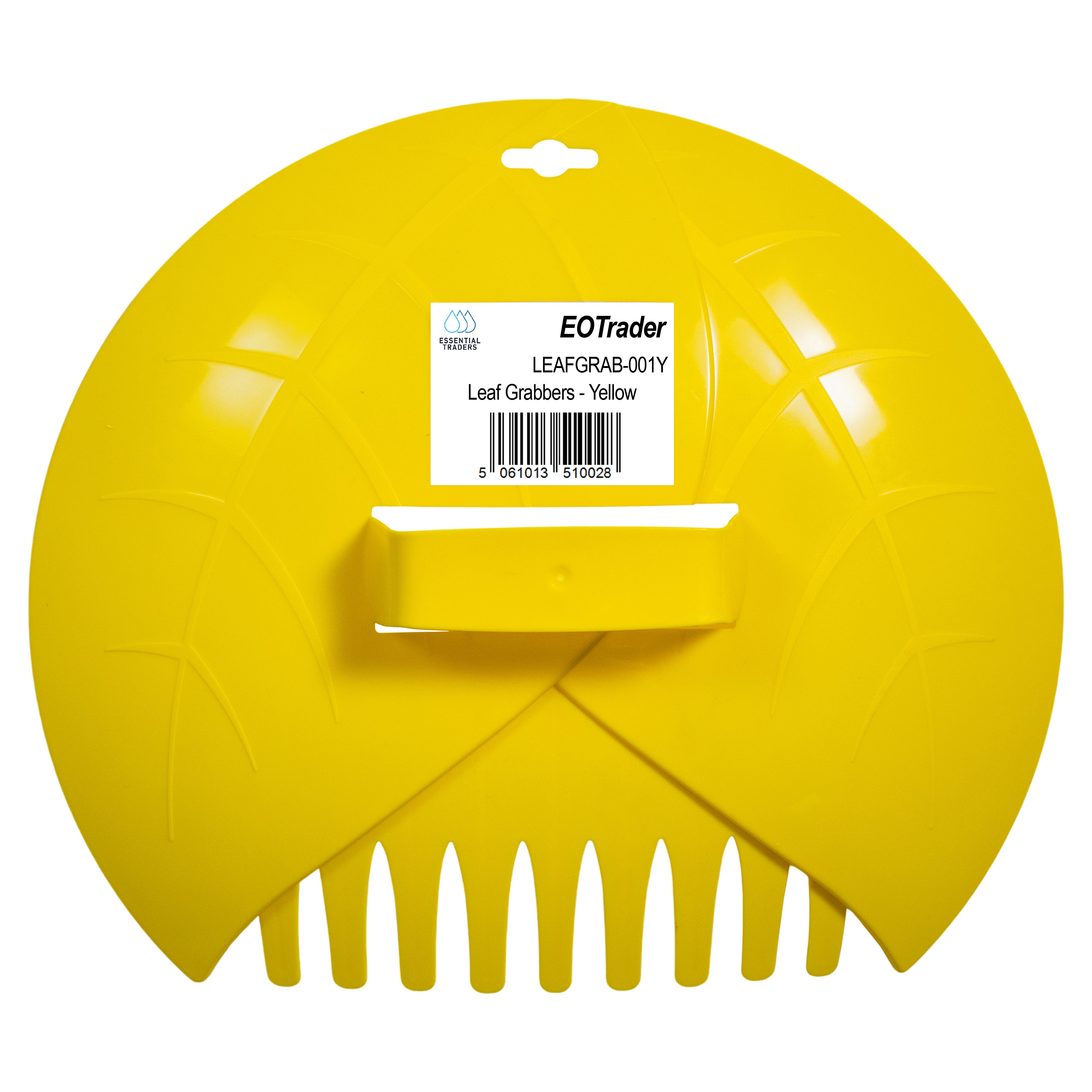 Leaf Grab Garden Cleaning Scoops, Yellow