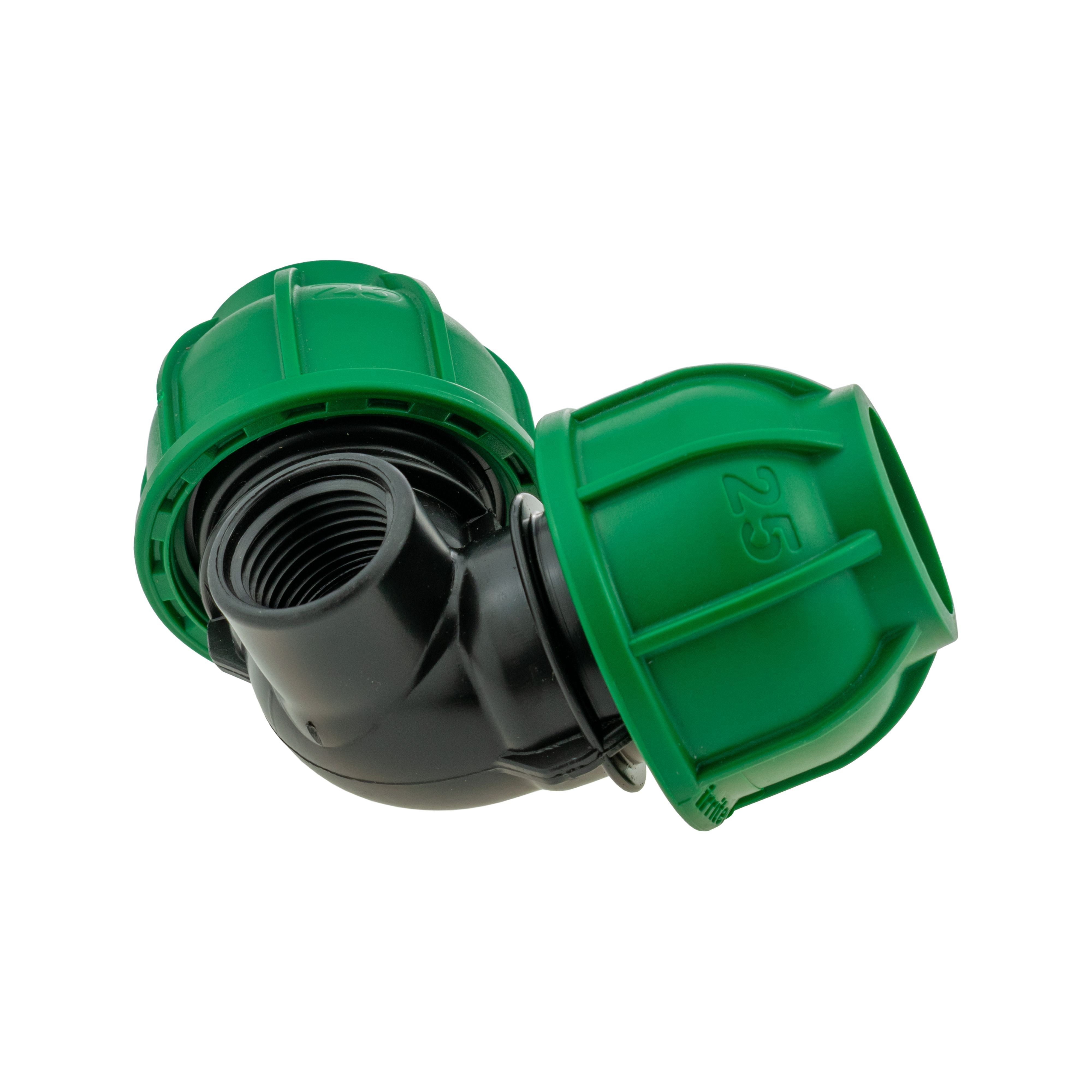 IBC 2” S60X6 Cap with MDPE Elbow Tee 25mm