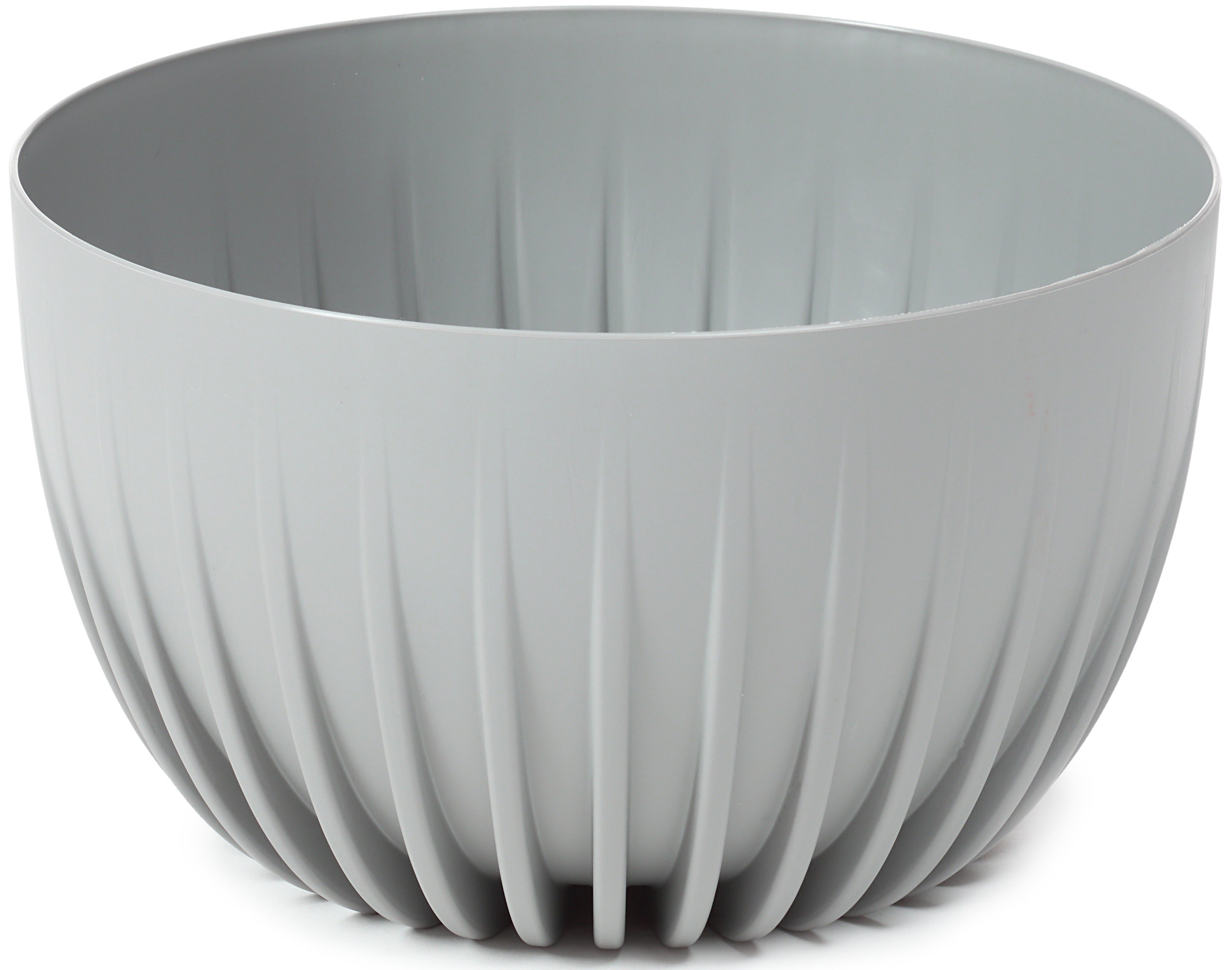 Mira Bowl Pot, Insert and Hole with Plug 300mm Gray