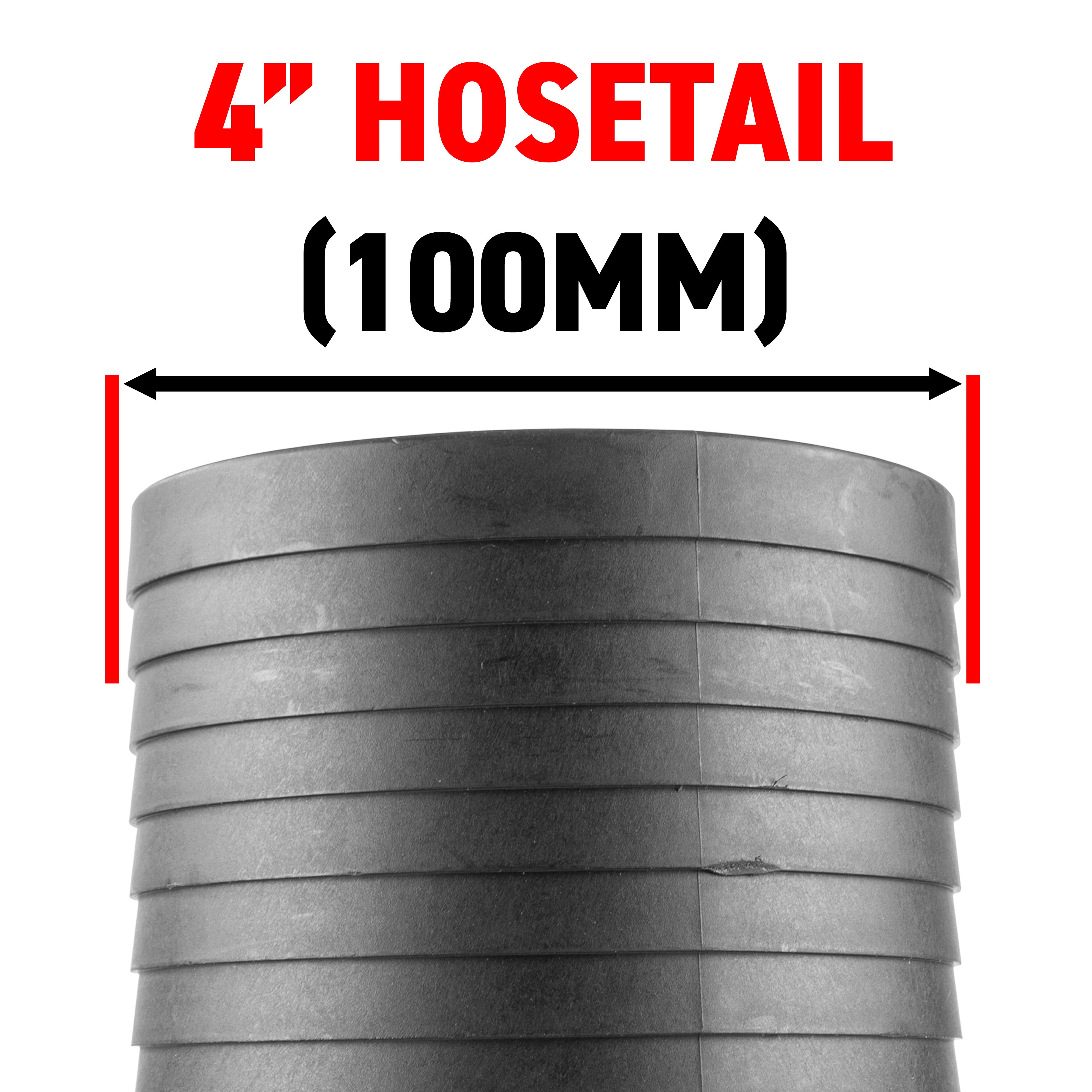 Pond Straight Connector 4" BSPM - 100mm