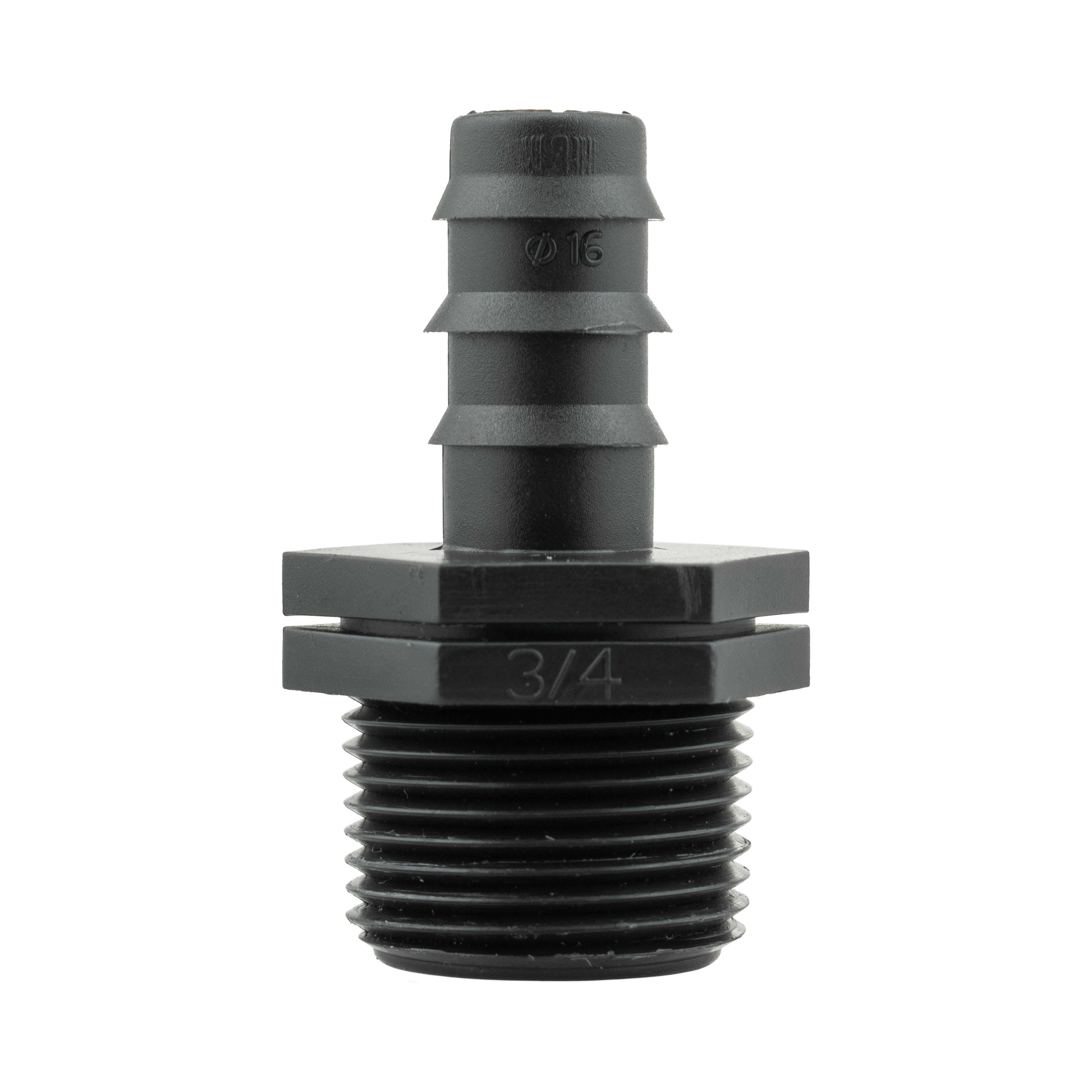 16mm Barbed Straight with BSPF Thread-Quick Connect Male Valve