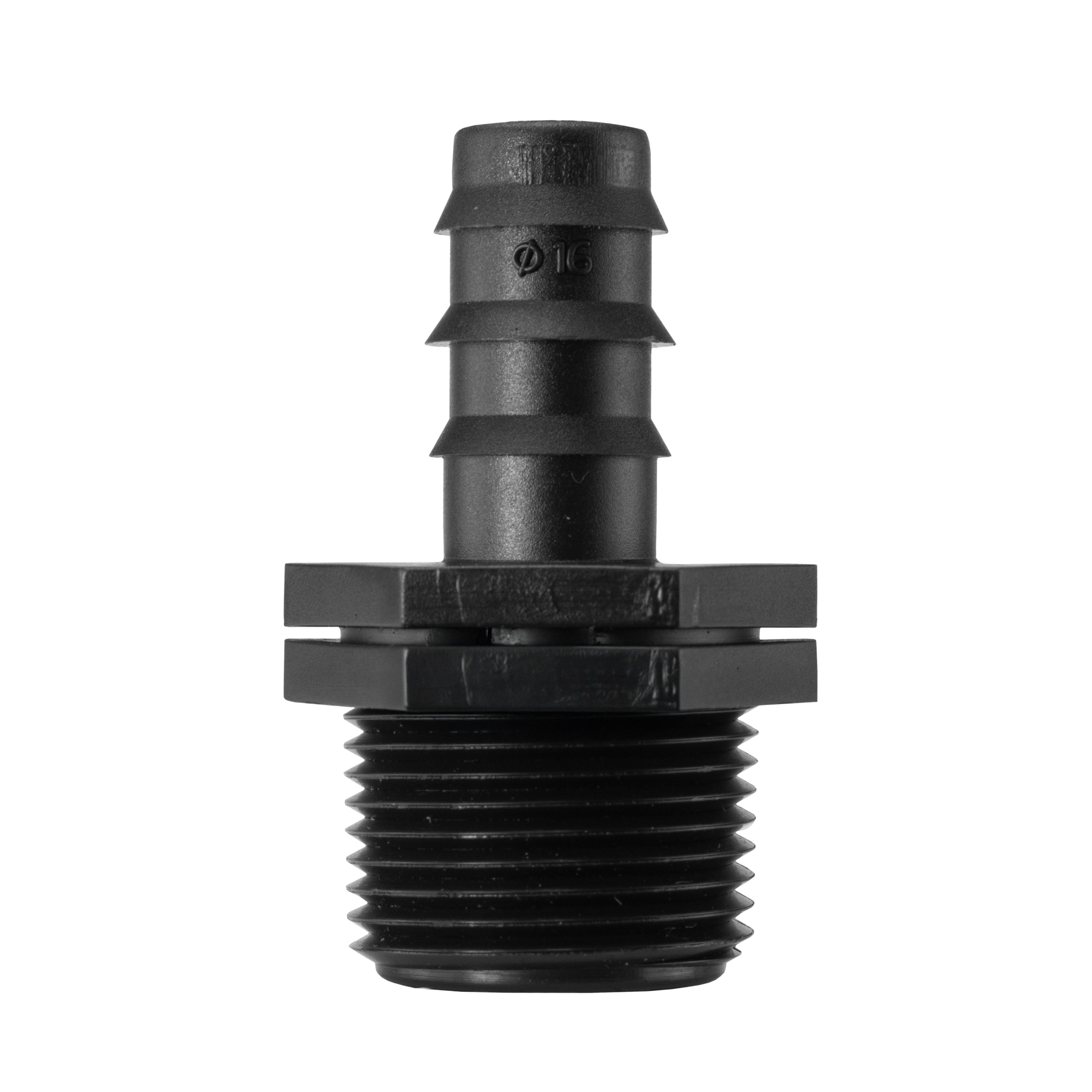 IBC 2” S60X6 Cap with Lever Valve and 16mm Barbed Straight