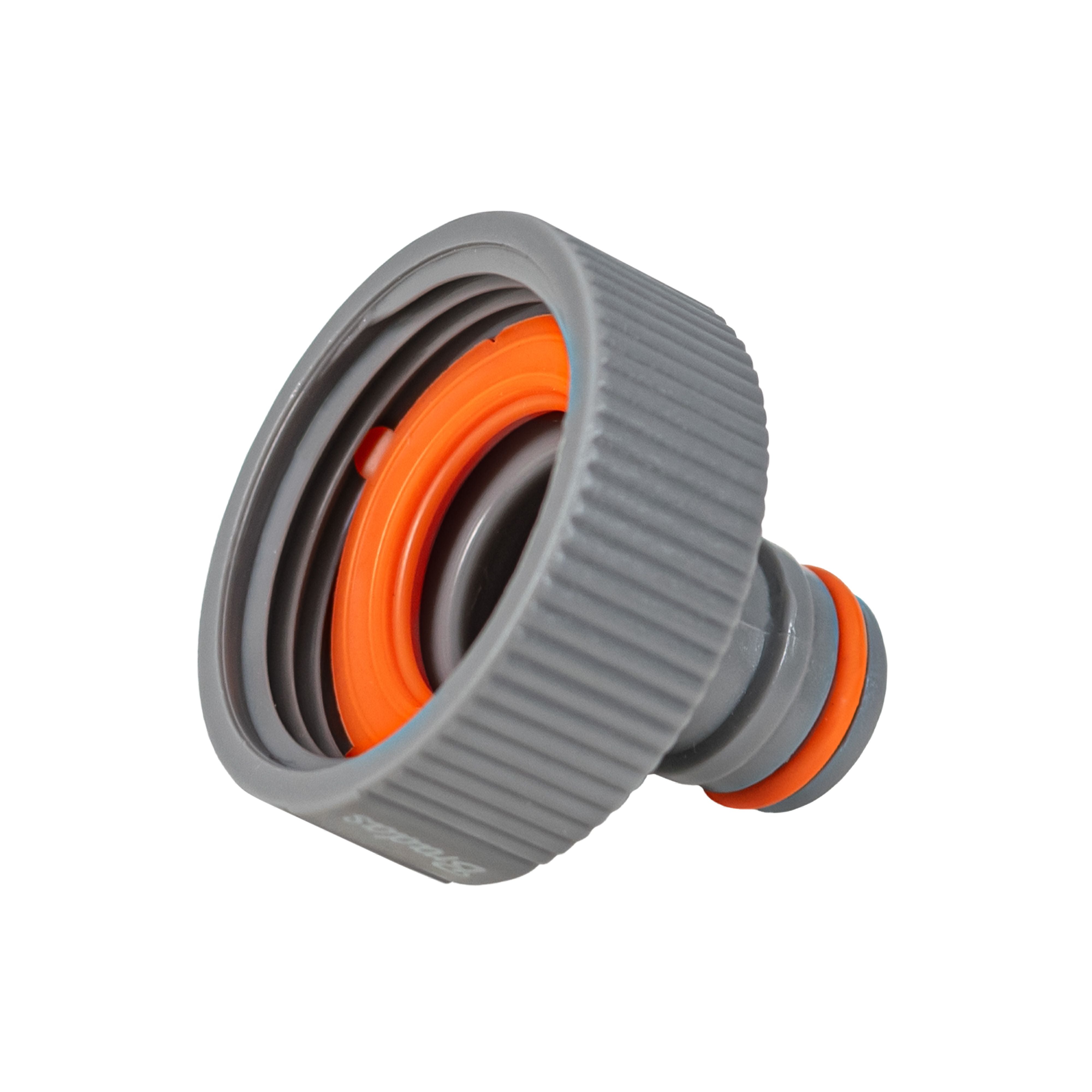IBC 2” S60X6 Cap with Double Lever Tap, 1 x Max Flo Outlet and 1 x Standard Outlet