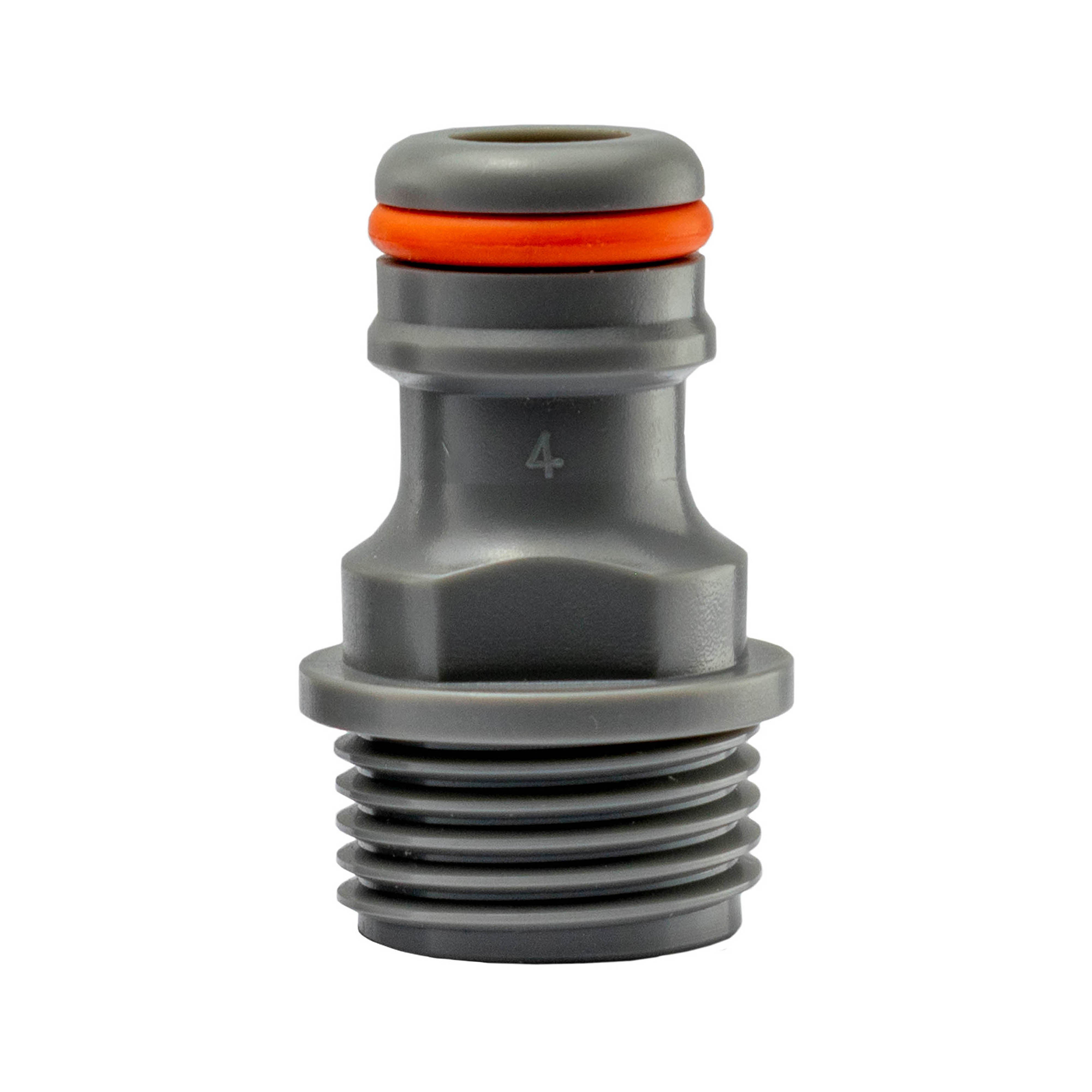 Wall Flange Kit 25mm MDPE + Bib Valve + Click Lock Male WL