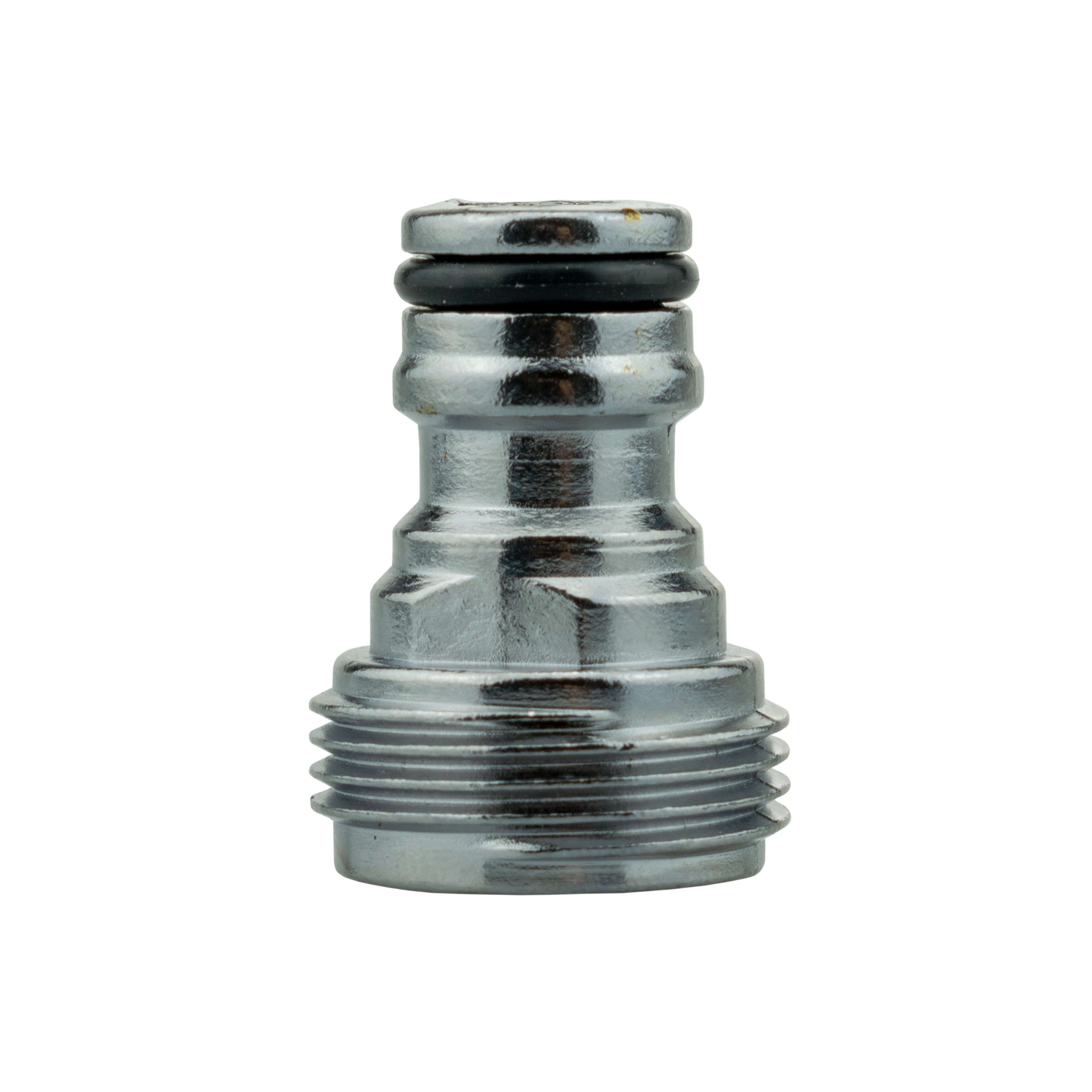 IBC 2” S60X6 Cap with Lever Valve, Click Lock and Hose Connector Zinc