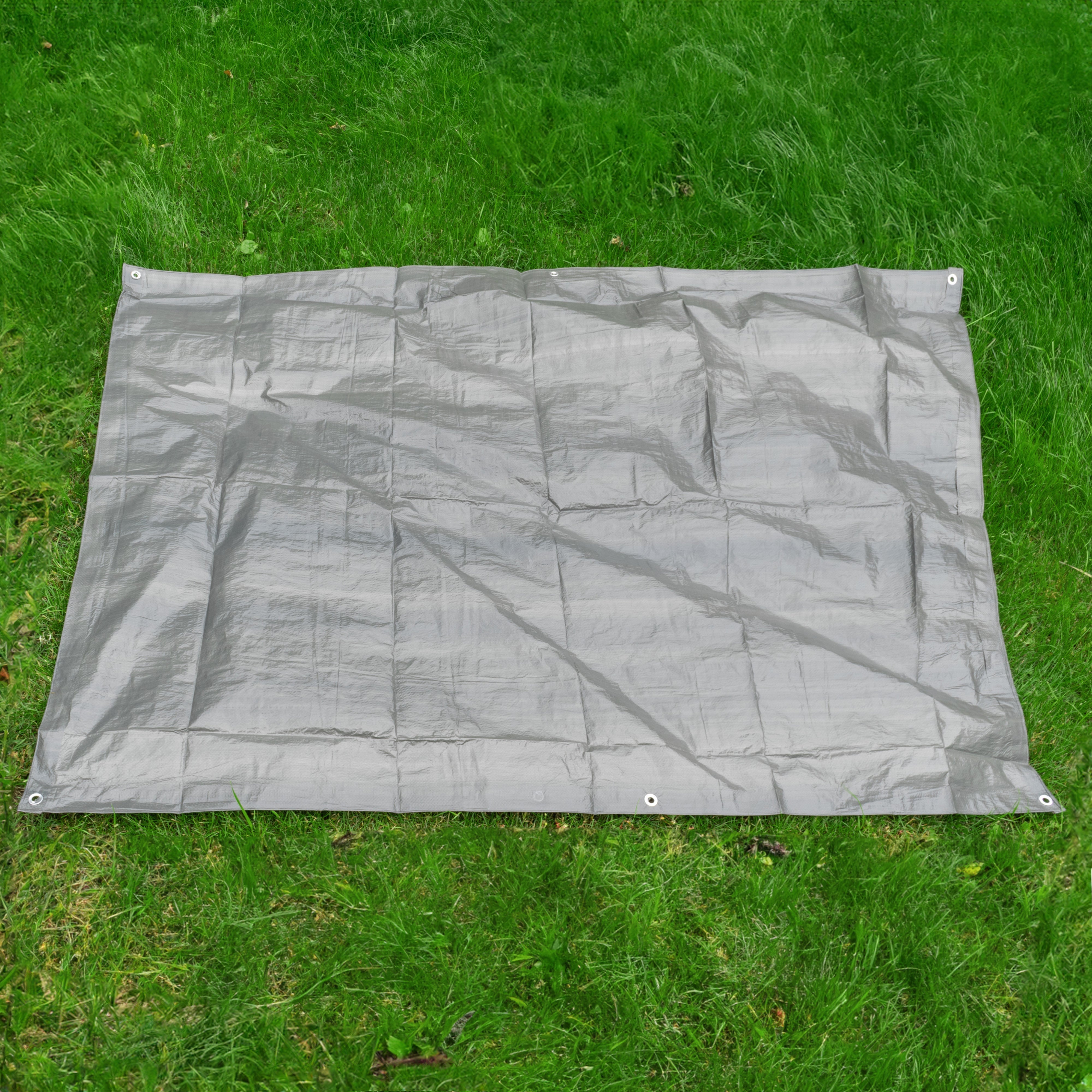 Gray S-Grade Tarpaulin 2m x 2m