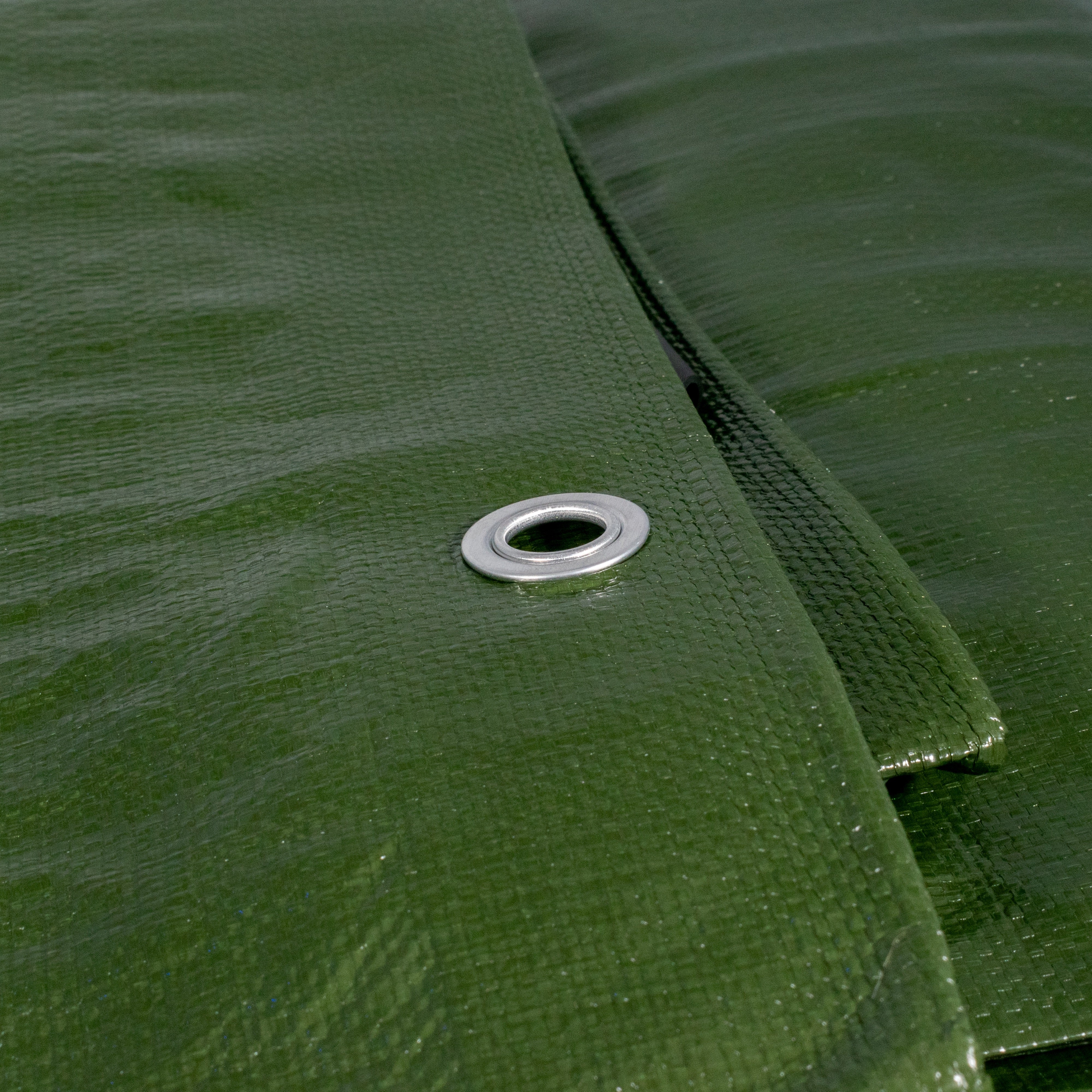 Green/Brown L-Grade Tarpaulin 2m x 4m