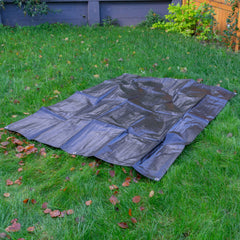 Black/Silver L-Grade Tarpaulin 3m x 3m