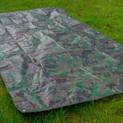 Camouflage M-Grade Tarpaulin 4m x 6m BRADAS