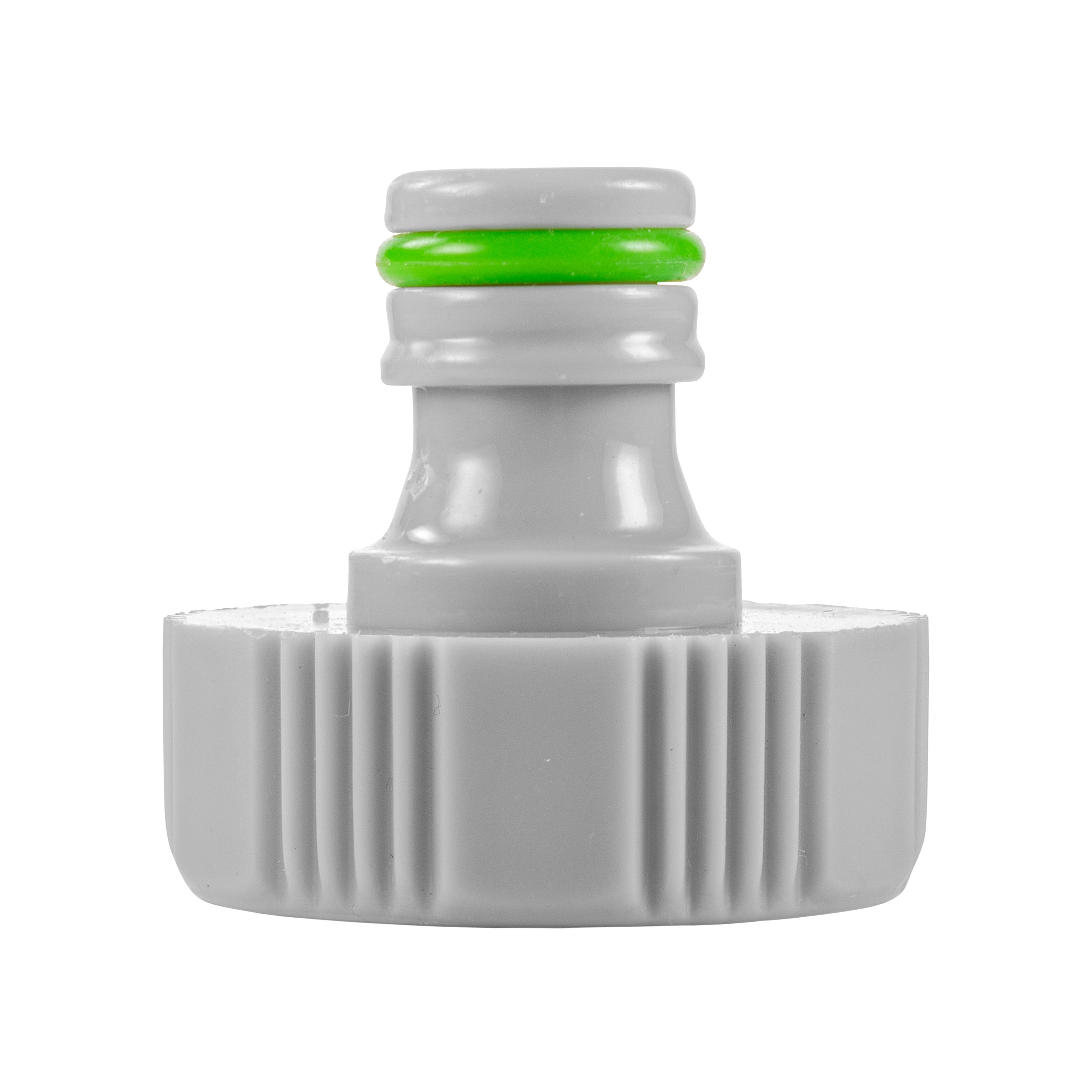Female Tap Connector 3/4" or 1/2" BSP Female, Green/Gray