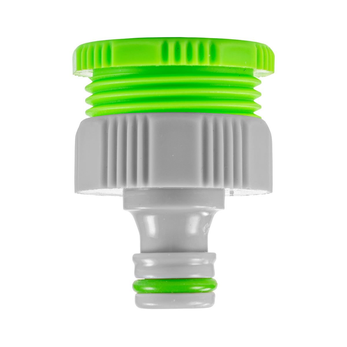 Female Tap Connector 3/4" or 1/2" BSP Female, Green/Gray