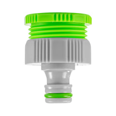 Female Tap Connector 3/4" or 1/2" BSP Female, Green/Gray