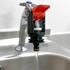 Kitchen Tap Adaptor "Non Branded" Red