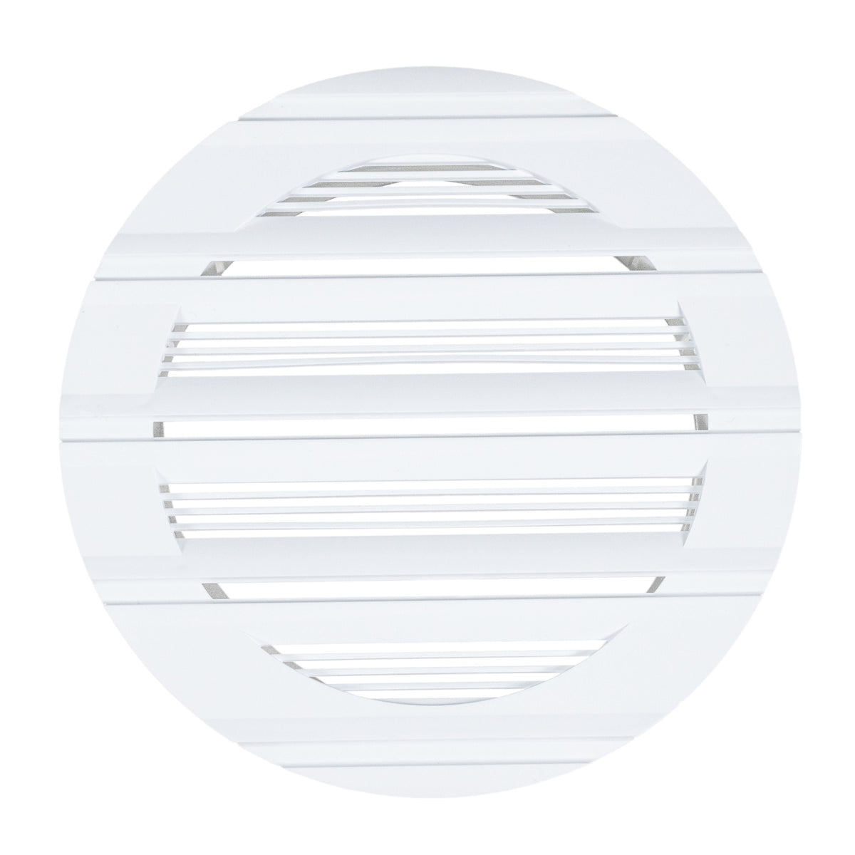 Louvre Vent Round Bella 150mm White