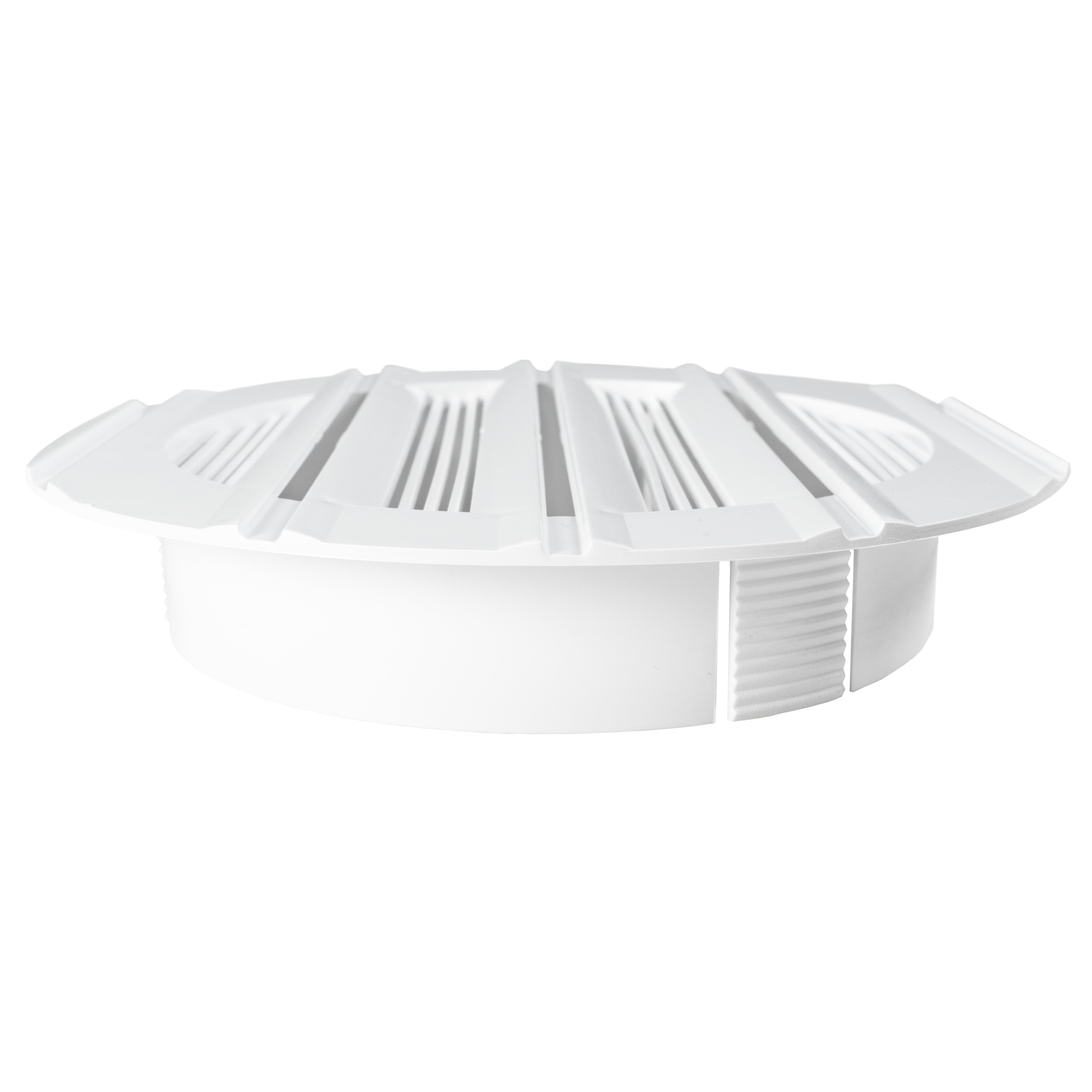 Louvre Vent Round Bella 150mm White