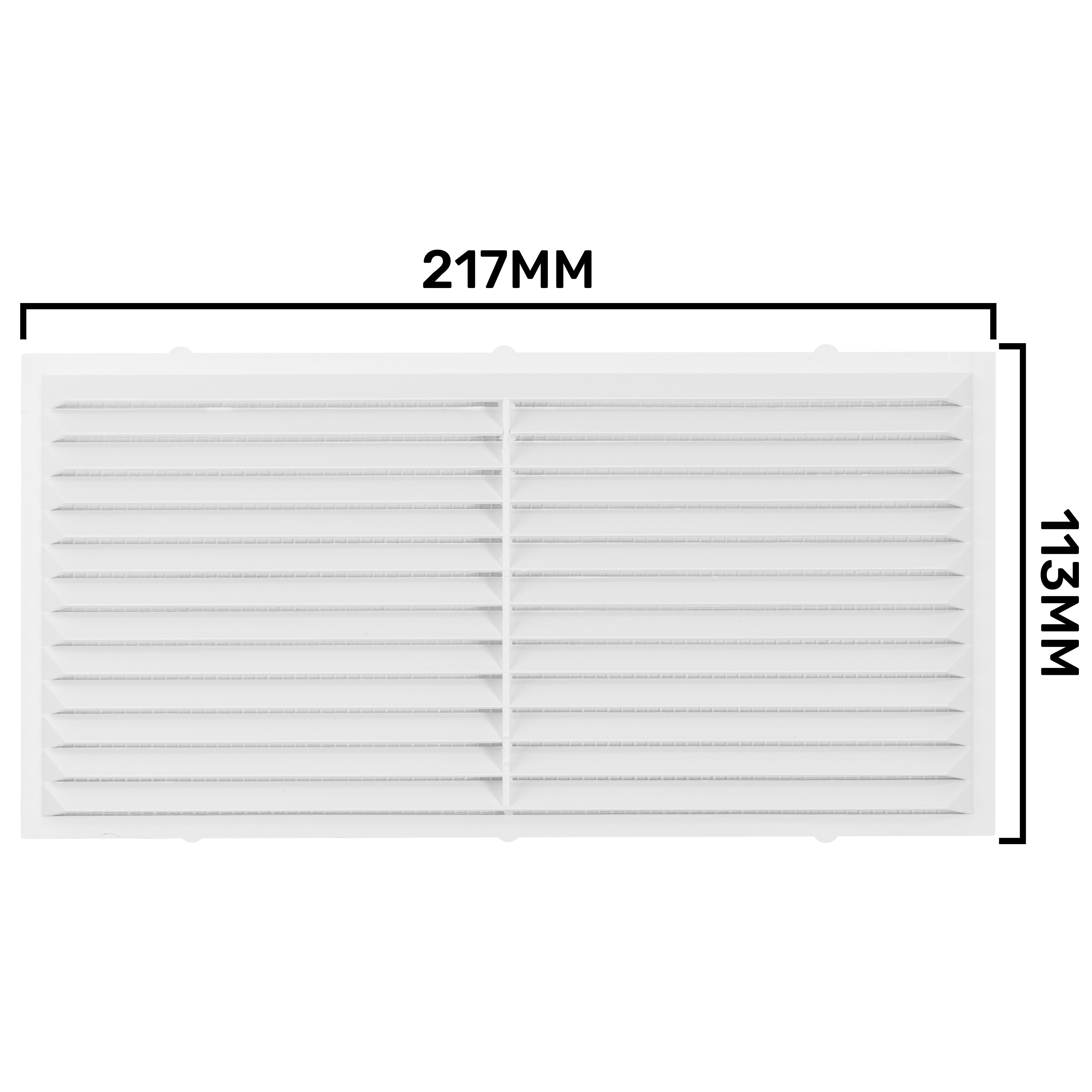 Louvre Vent  D/220X120W Classic 220mm X 120mm with Fly Screen