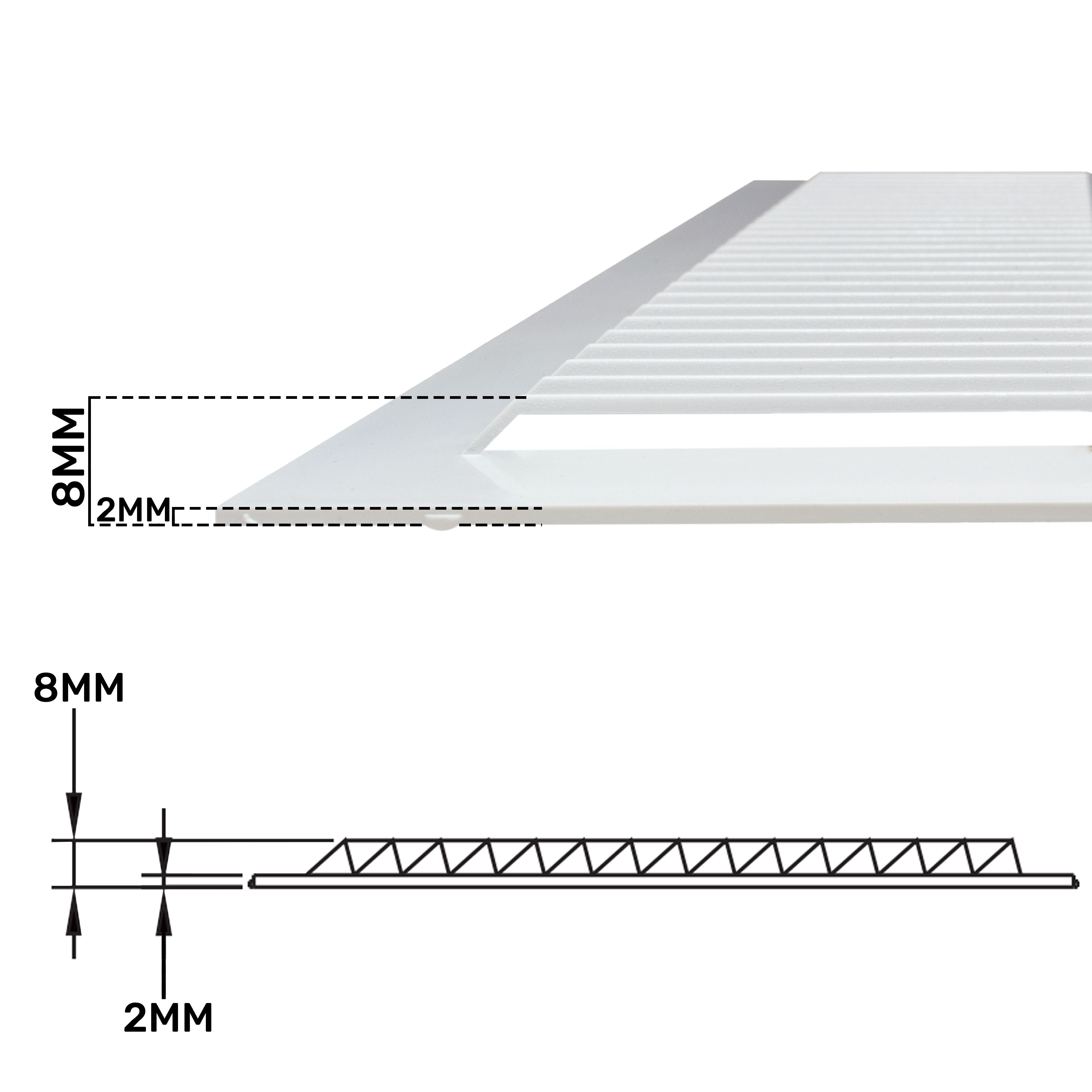 Louvre Vent  D/195W 195mm X 195mm with Fly Screen