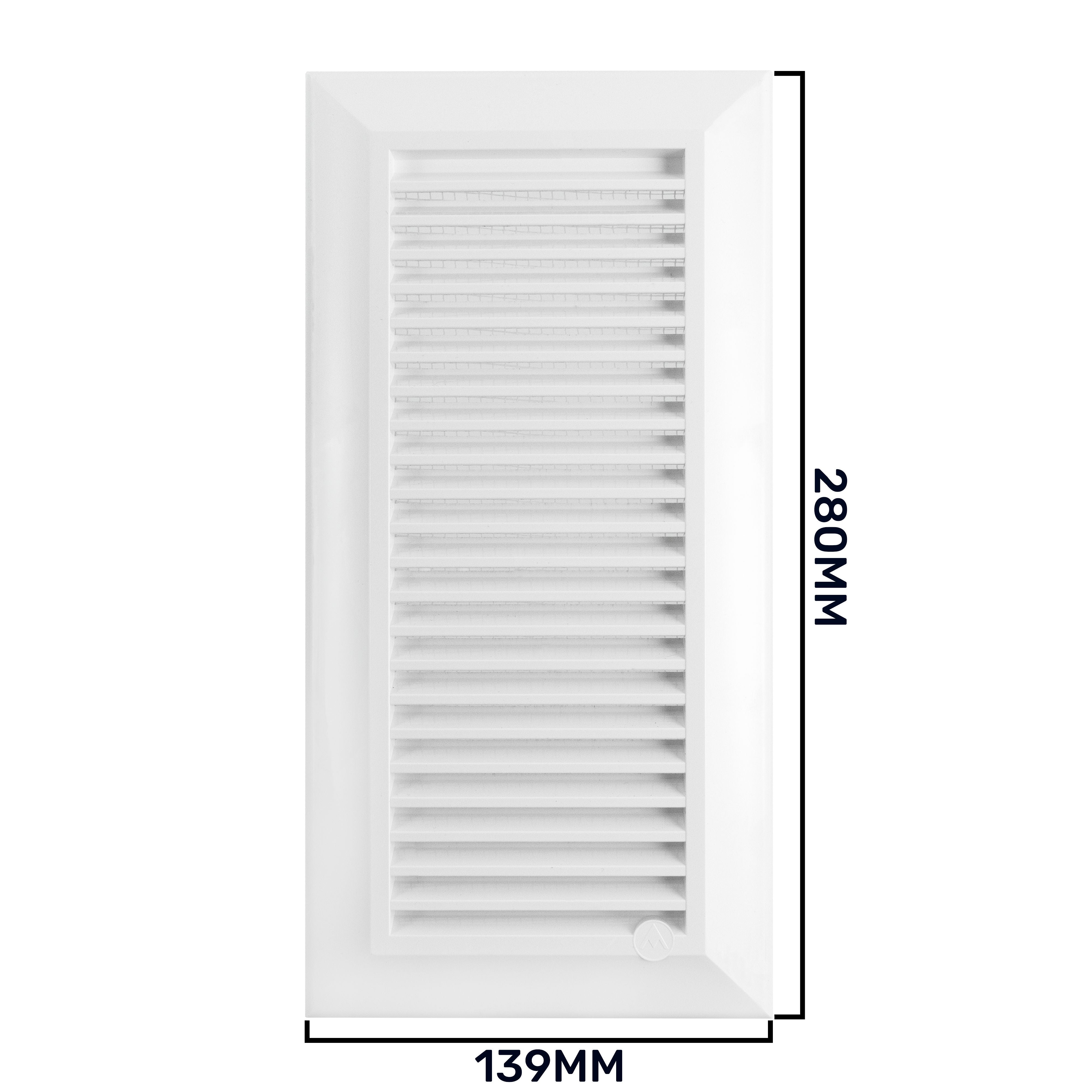Louvre Vent Duo Smart 90/240 90mm X 240mm With Fly Mesh
