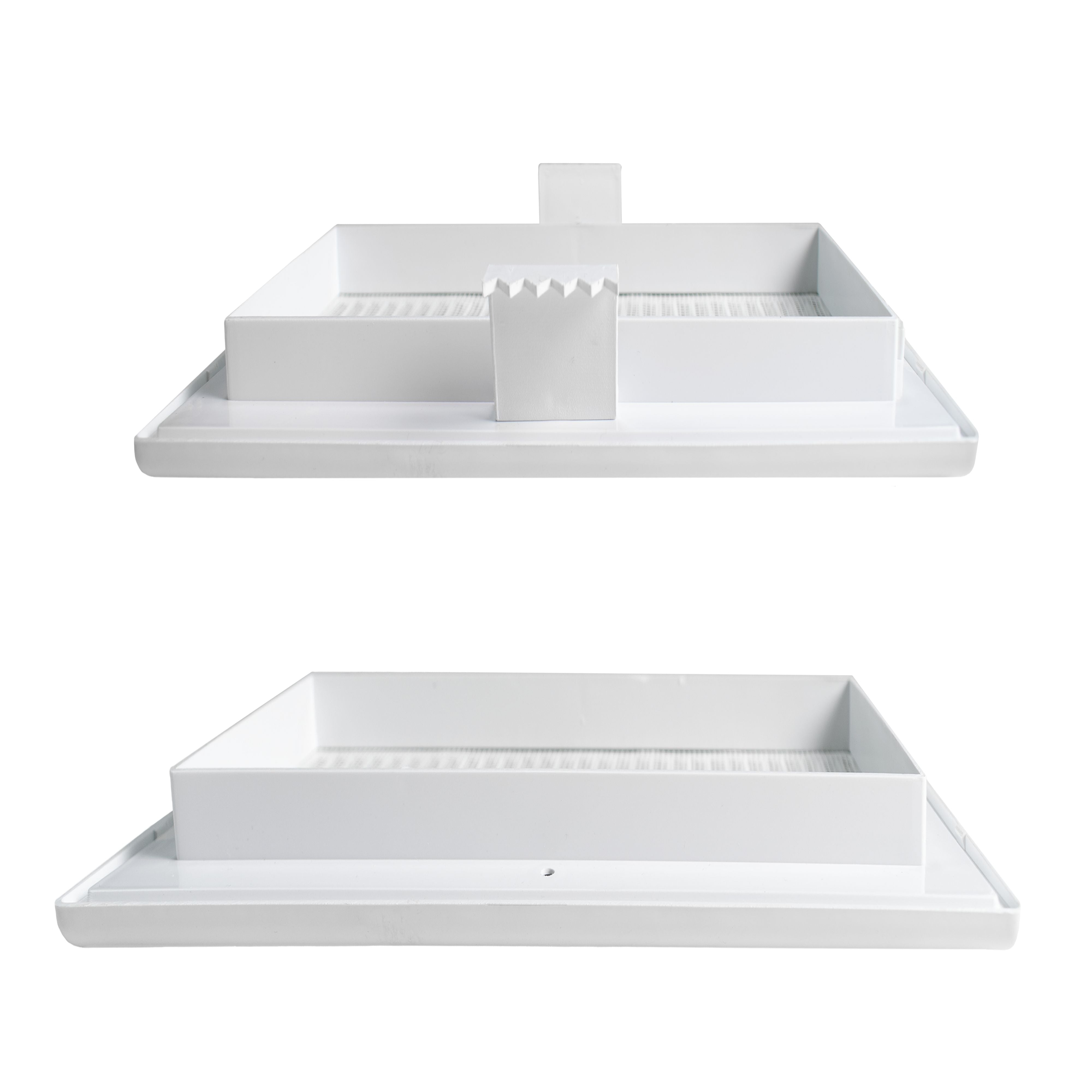 Louvre Vent White Duo Smart 135G 135mm With Fly Mesh