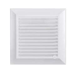 Louvre Vent White Duo Smart 165 With Fly Mesh