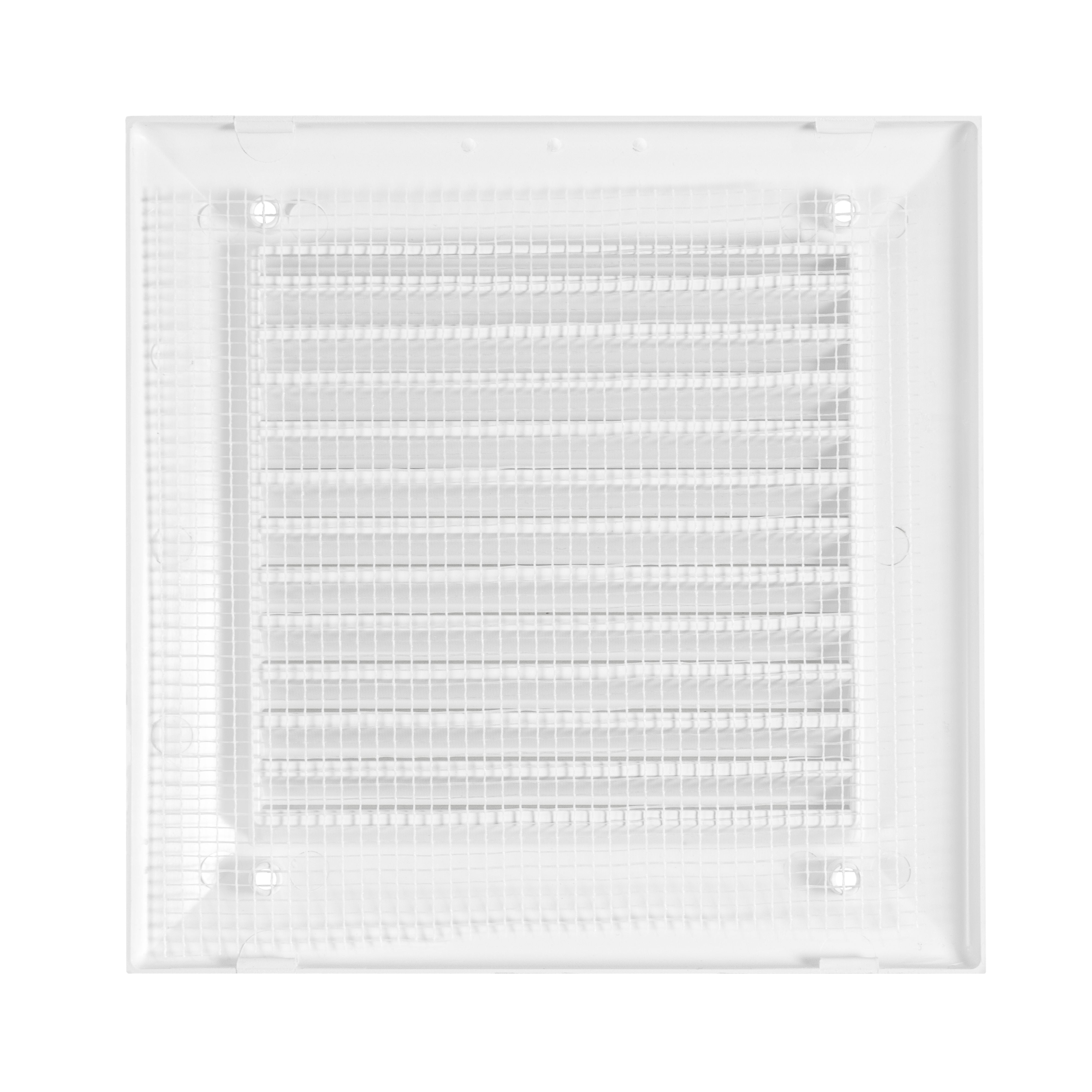 Louvre Vent White Duo Smart 135 fi 100mm With Fly Mesh