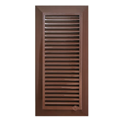 Louvre Vent Duo Smart 90/240 Brown 90mm x 240mm With Fly Mesh