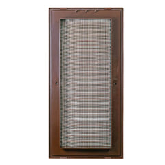 Louvre Vent Duo Smart 90/240 Brown 90mm x 240mm With Fly Mesh