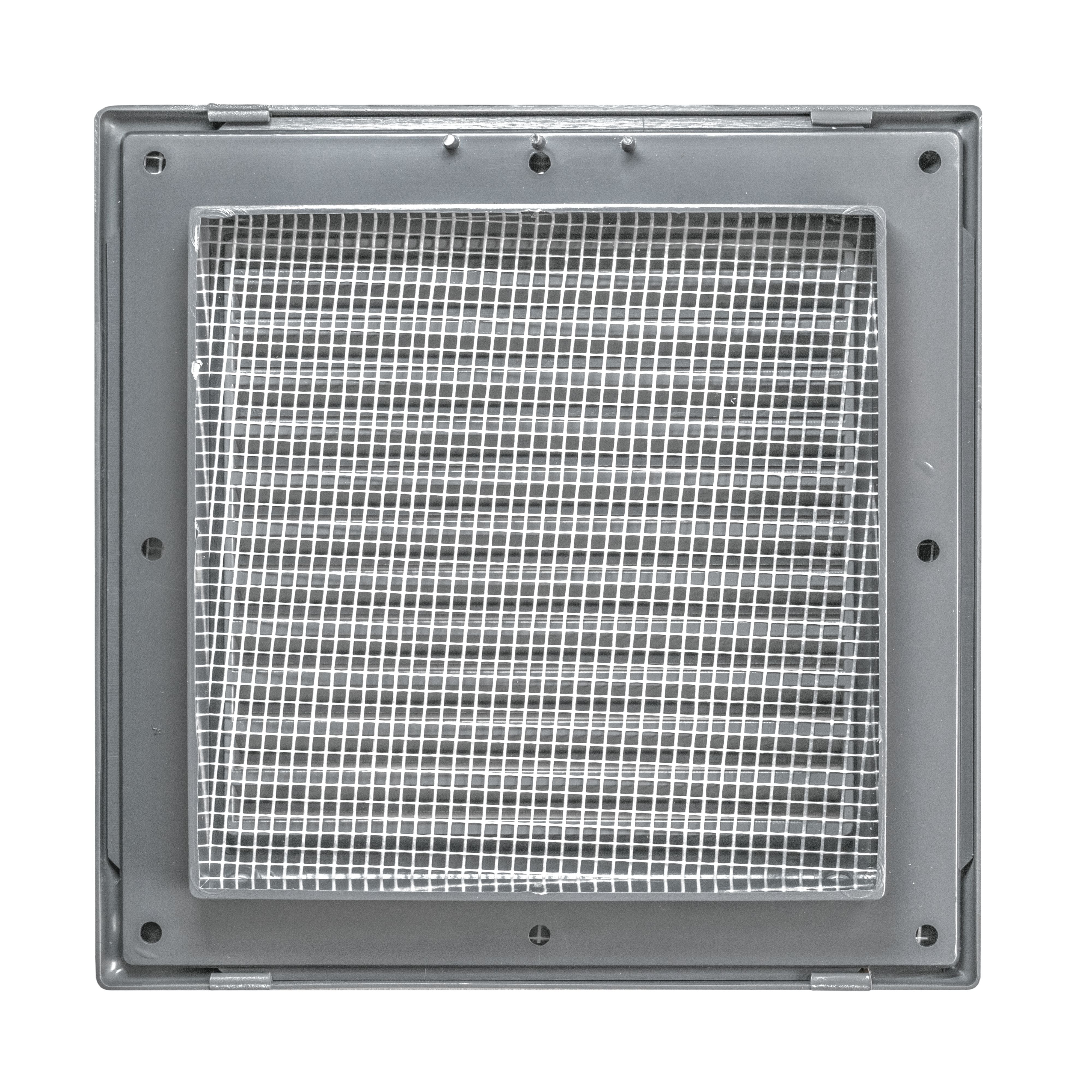Louvre Vent Graphite Duo Smart 135G 135mm With Fly Mesh