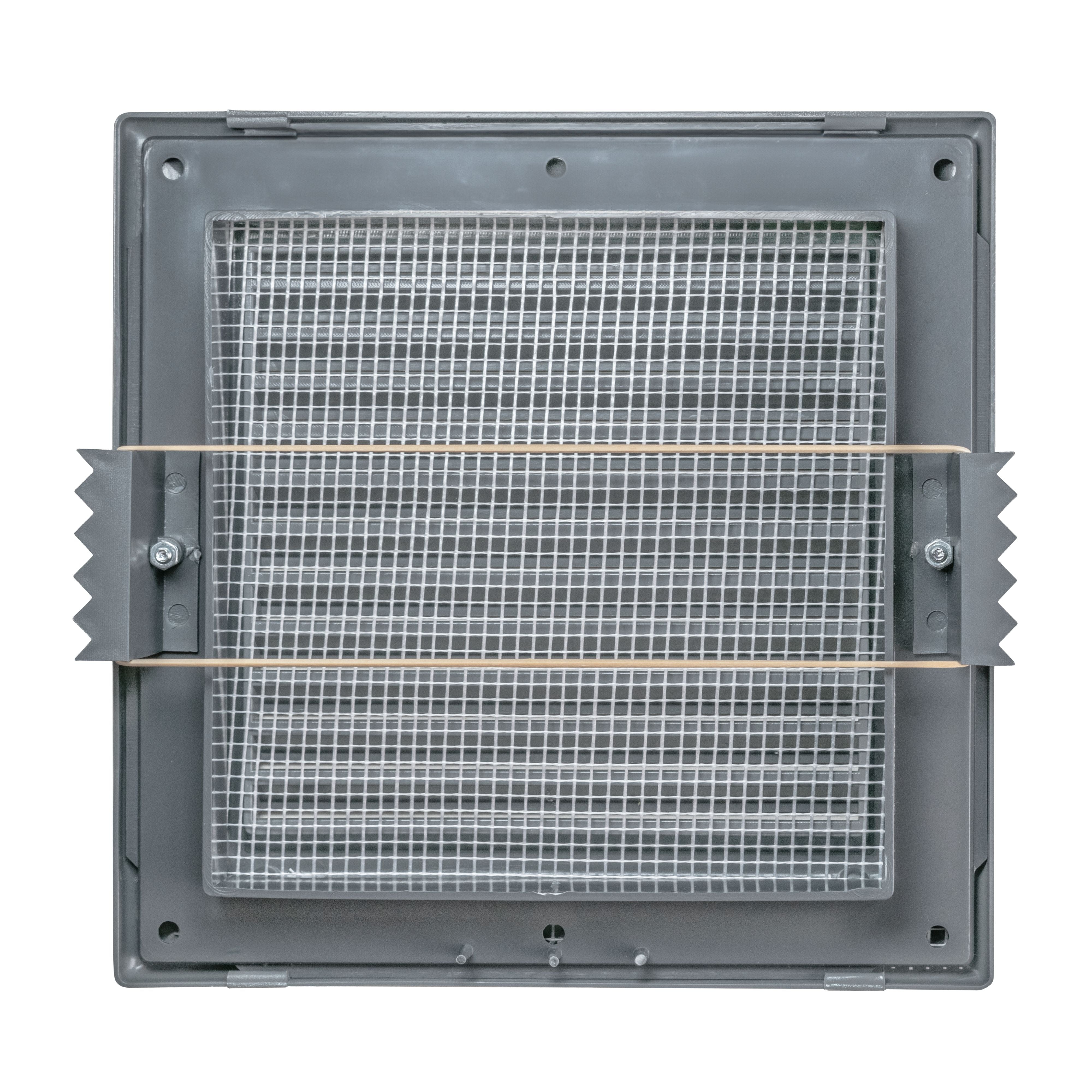 Louvre Vent Graphite Duo Smart 135G 135mm With Fly Mesh