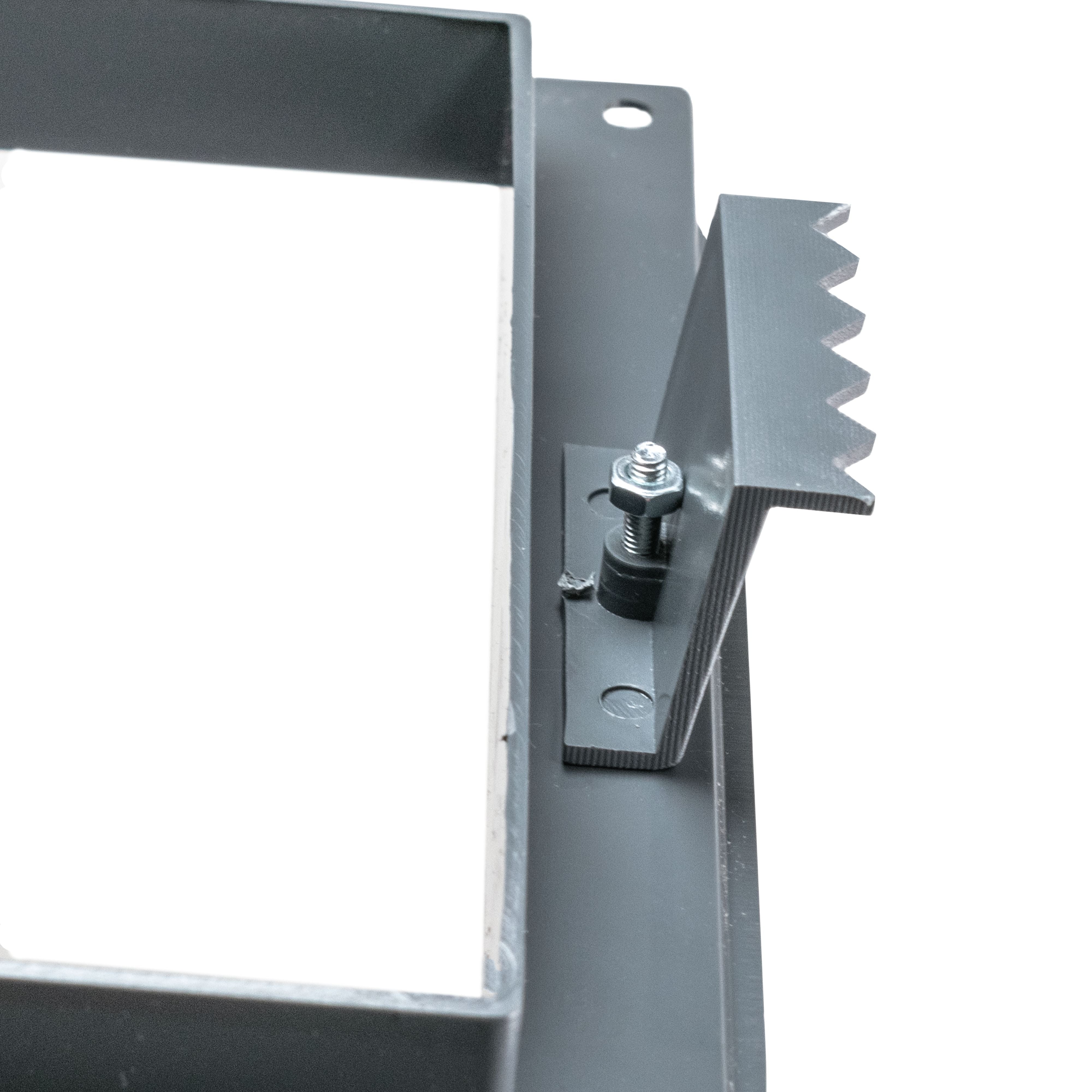 Louvre Vent Graphite Duo Smart 135G 135mm With Fly Mesh