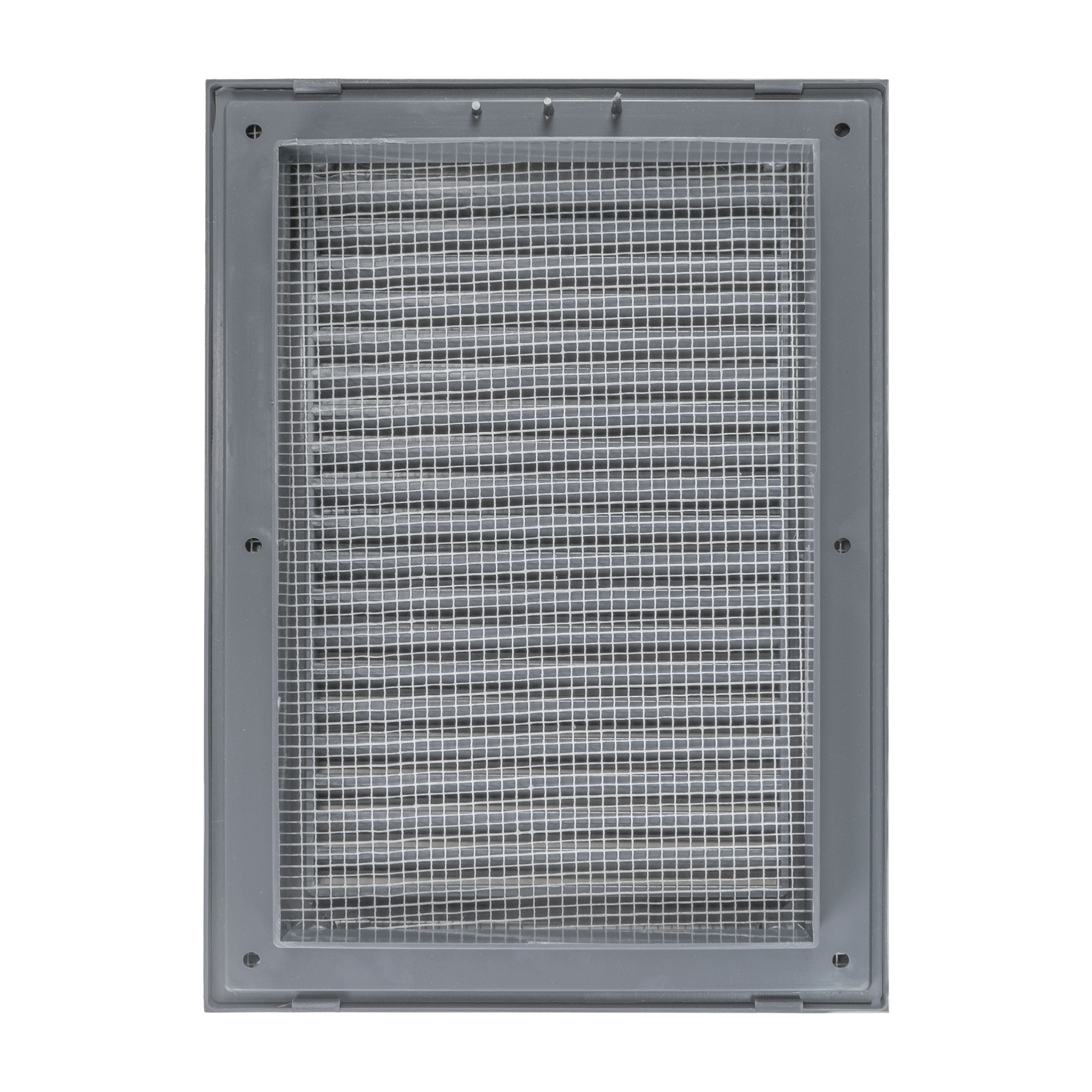 Louvre Vent Graphite Duo Smart 140/210 140mm X 210mm With Fly Mesh