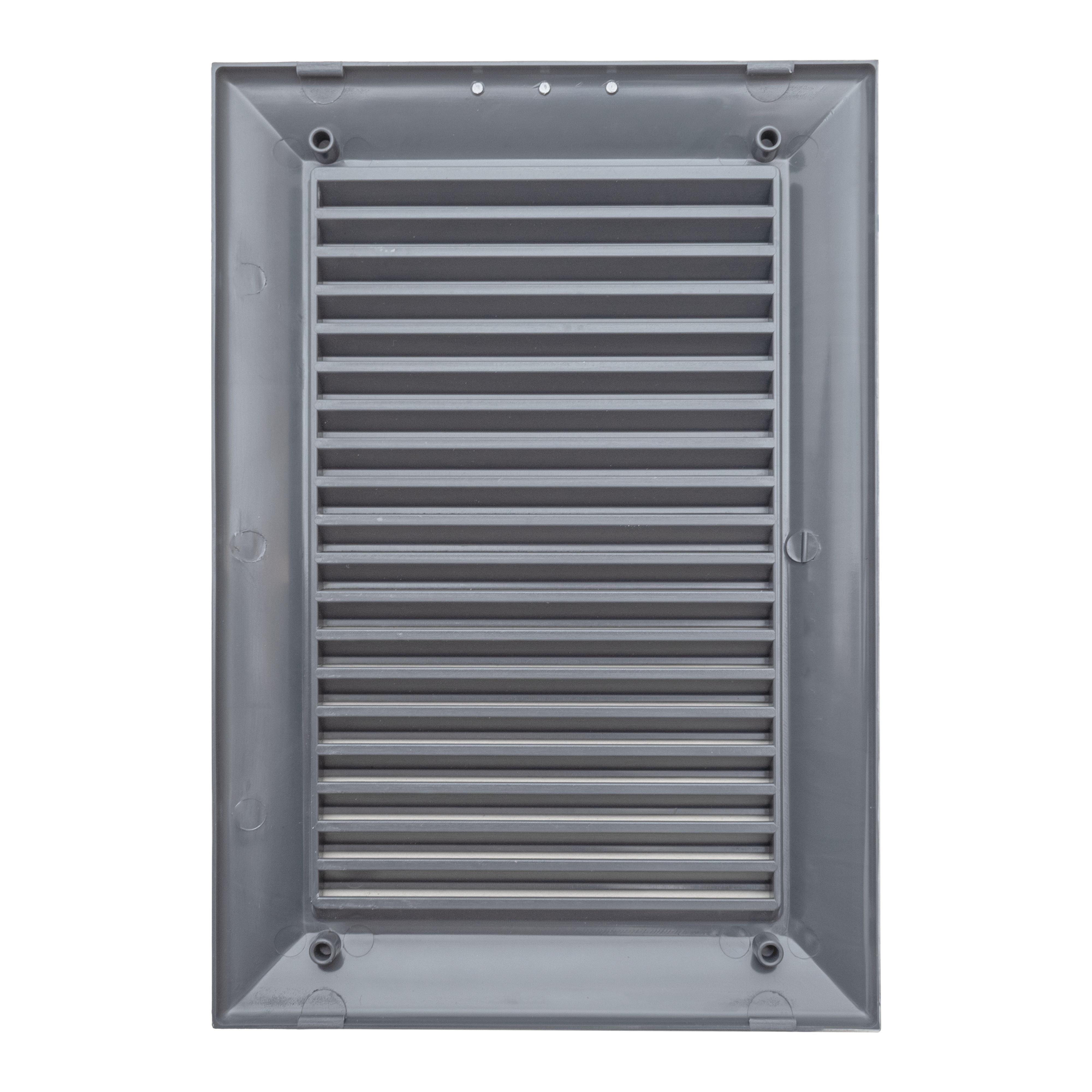 Louvre Vent Graphite Duo Smart 140/210 140mm X 210mm With Fly Mesh