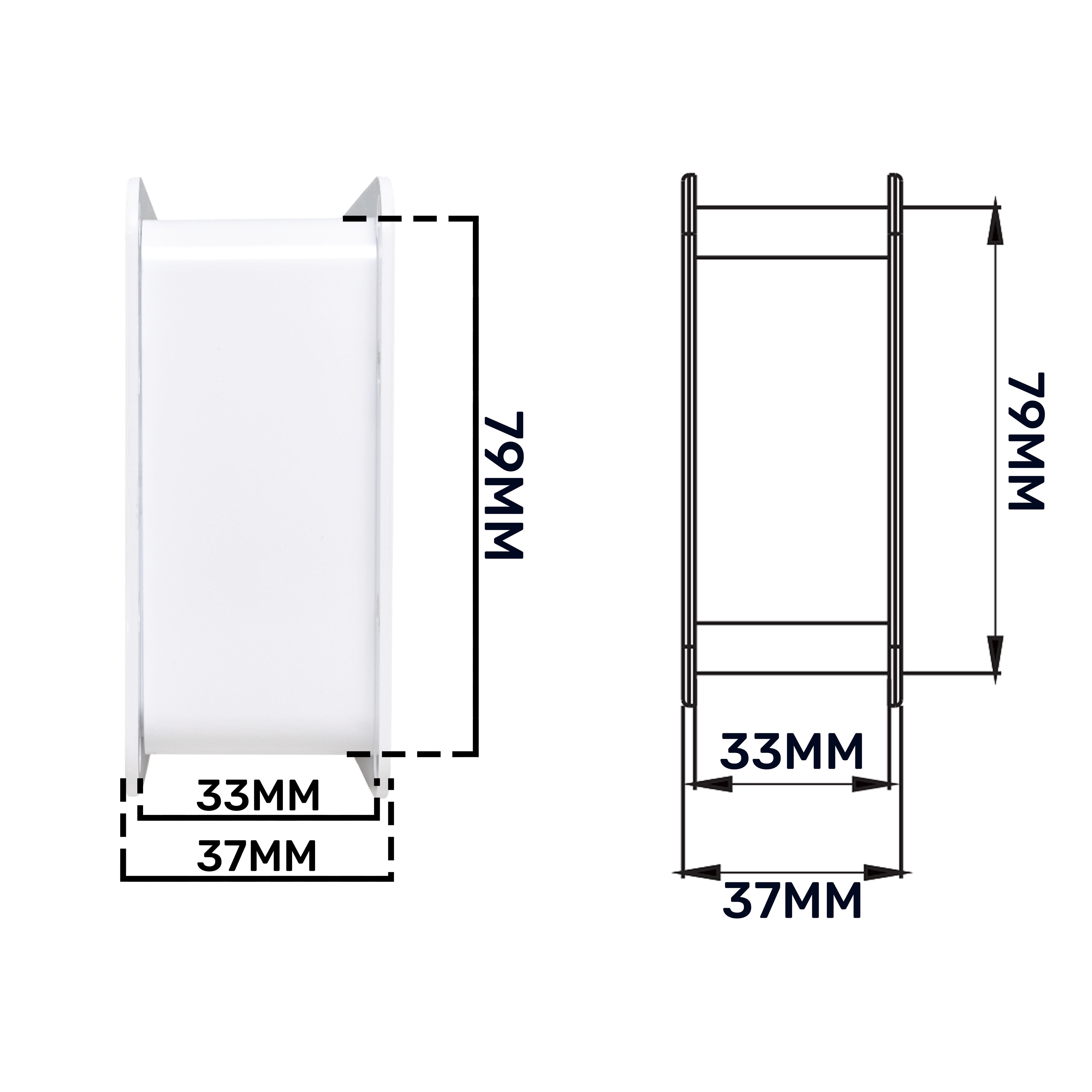 Door Louvre Vent KD 70mm—450mm