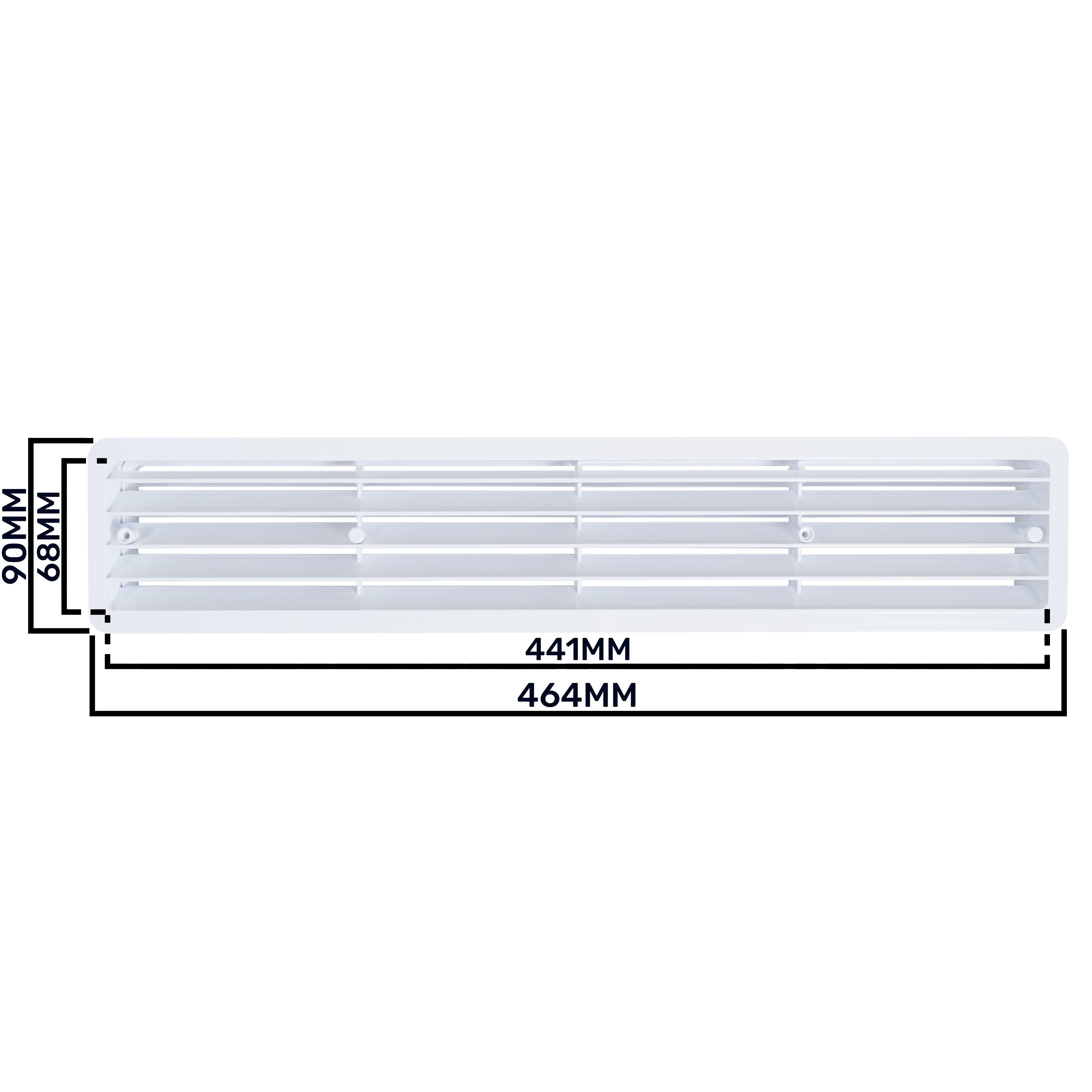 Door Louvre Vent KD 70mm—450mm