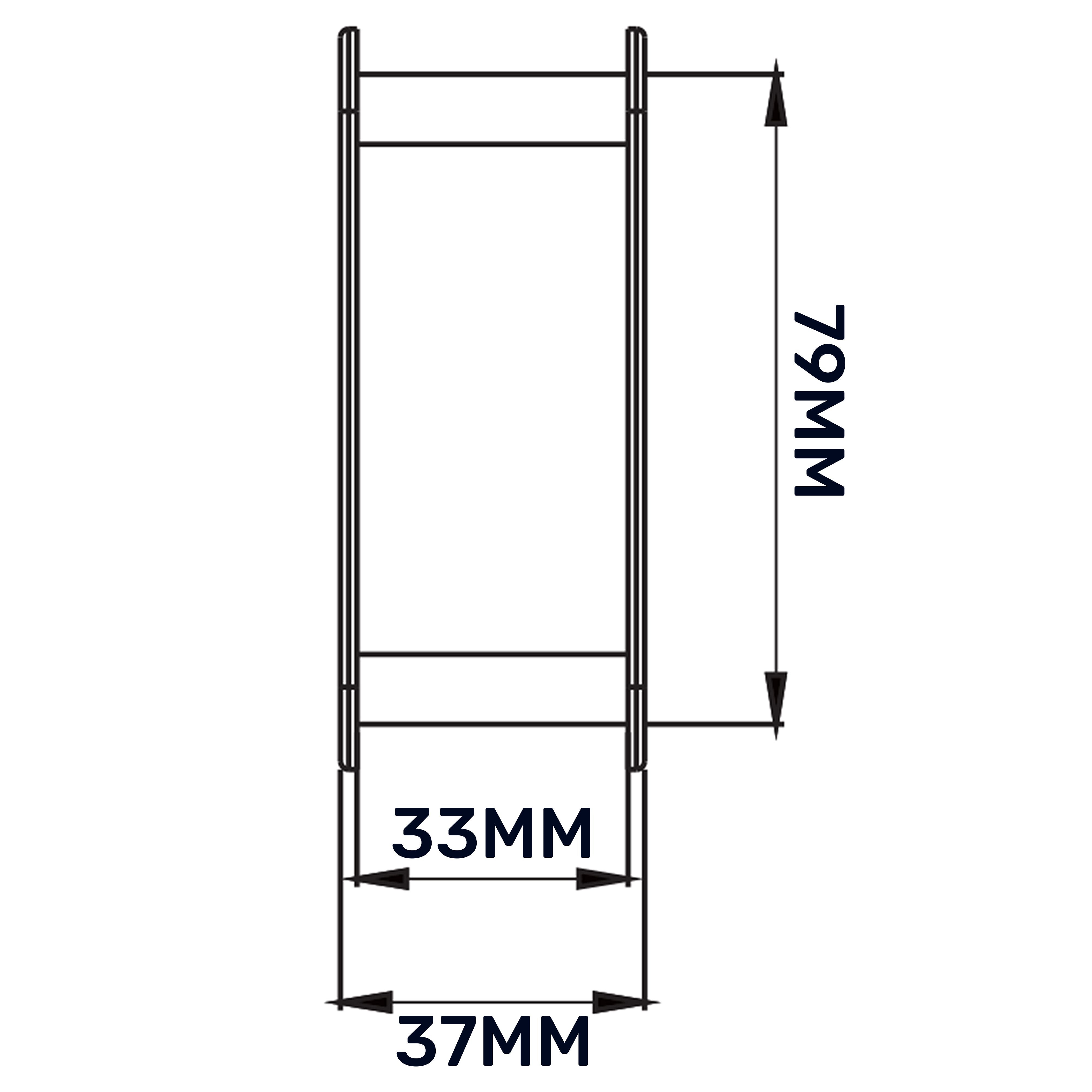 Door Louvre Vent KD 70mm—450mm