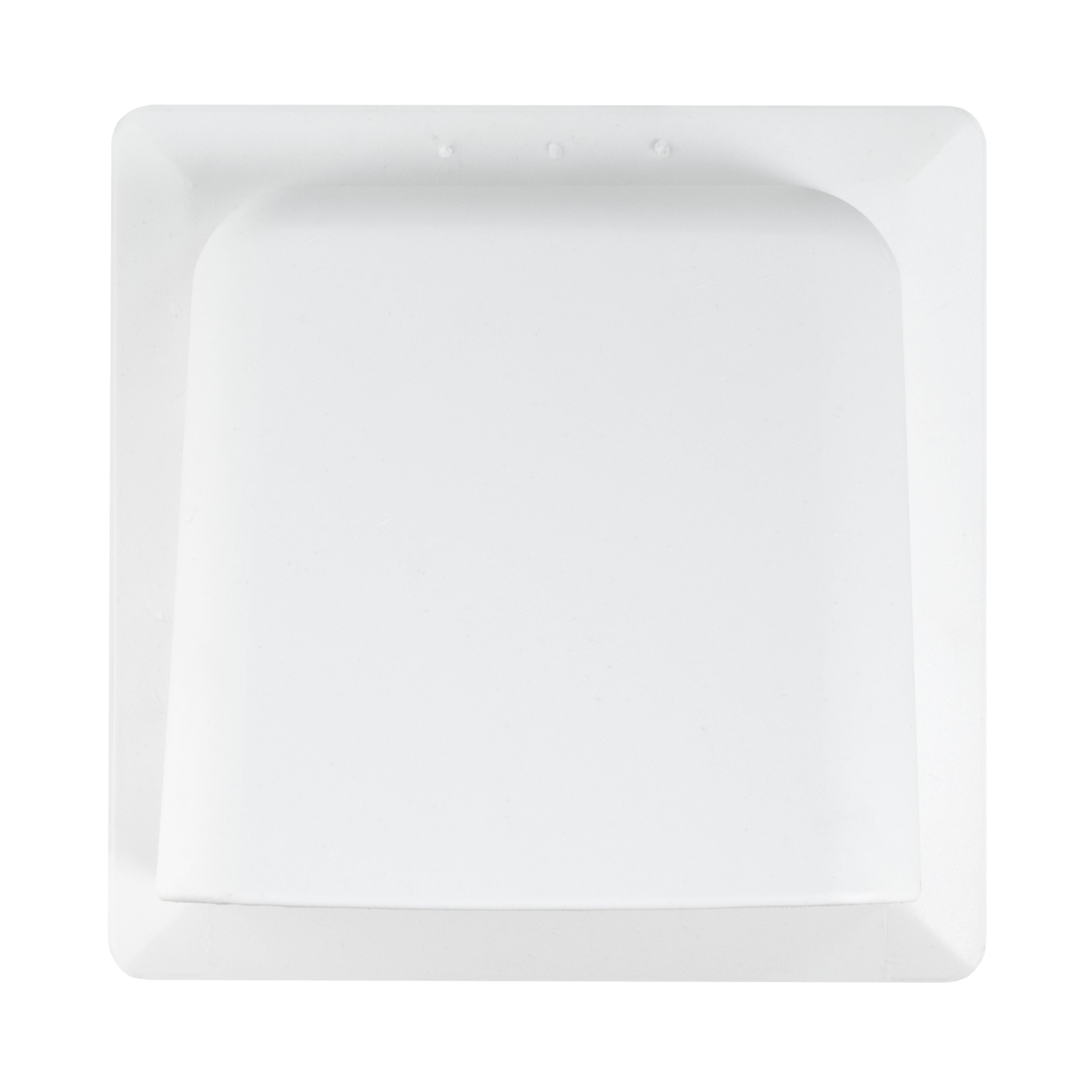 External White Louvre Vent  KRD/100 fi100mm