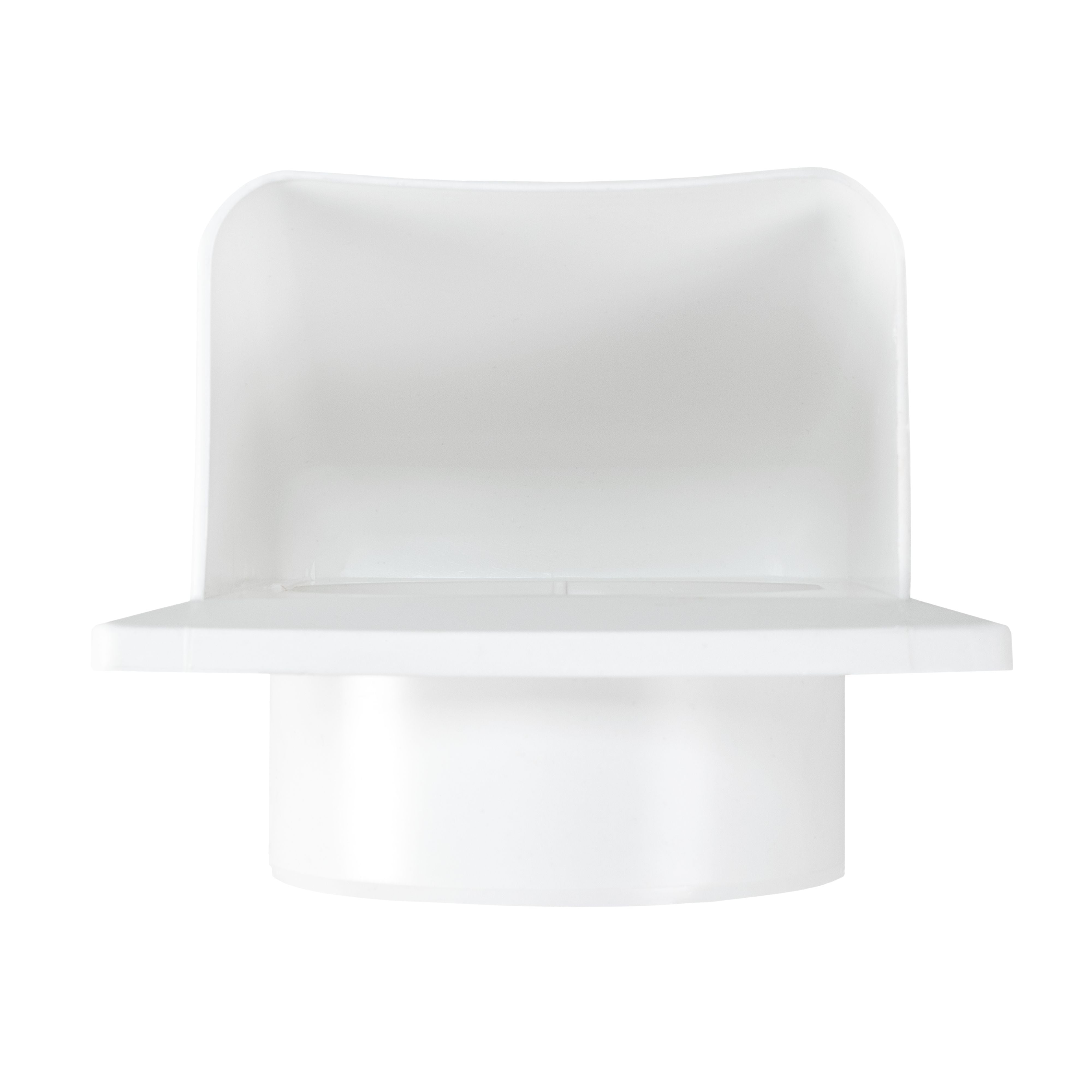 External White Louvre Vent  KRD/100 fi100mm