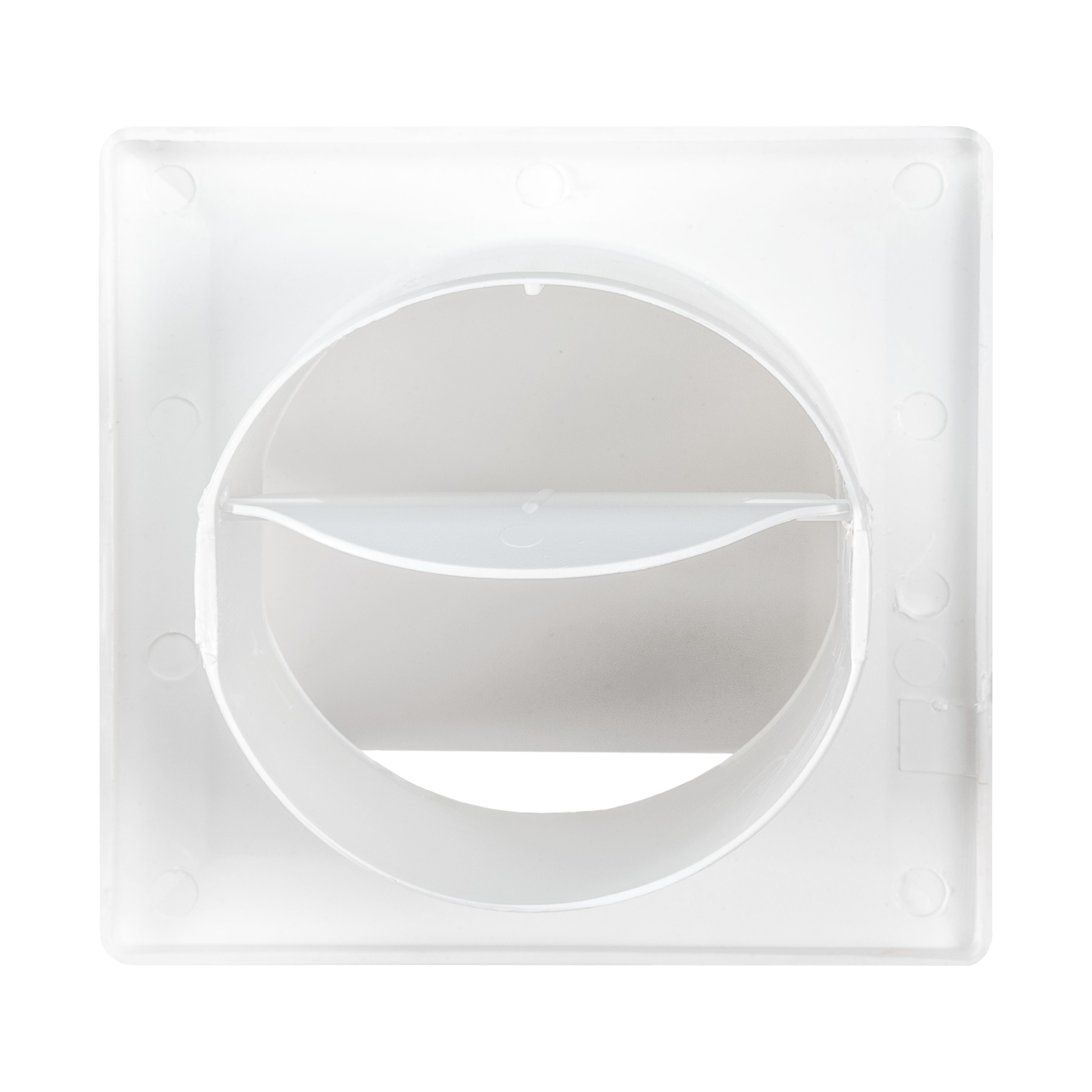 External White Louvre Vent  KRD/100 fi100mm